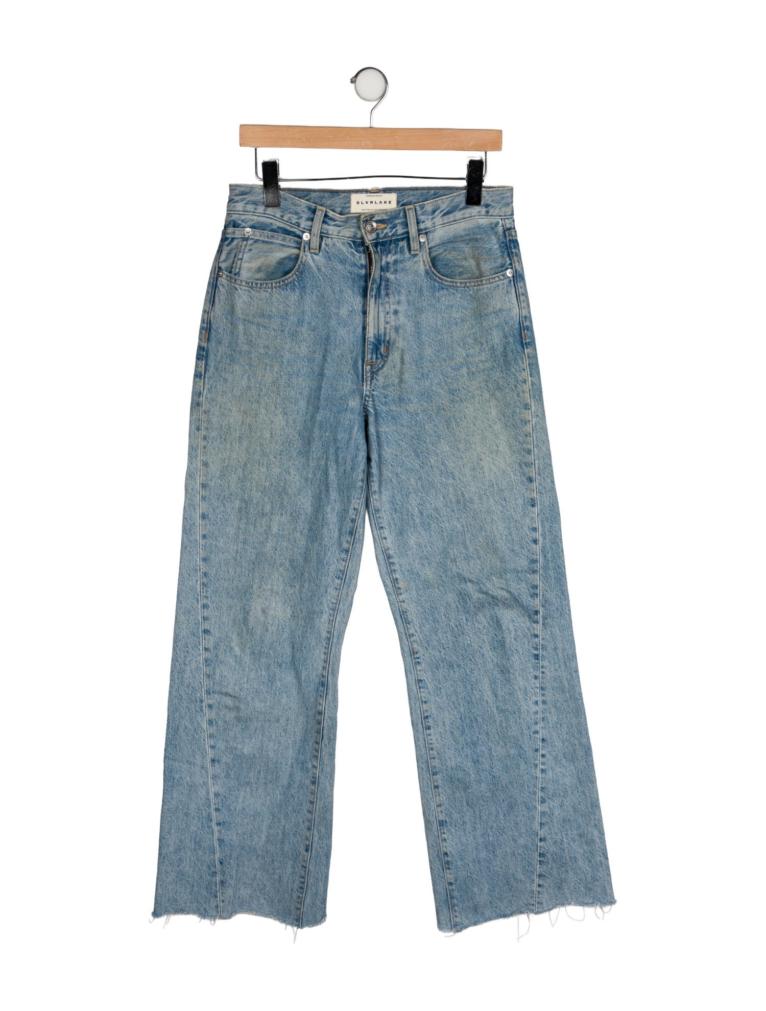SLVRLAKE High-Rise Wide Leg Jeans