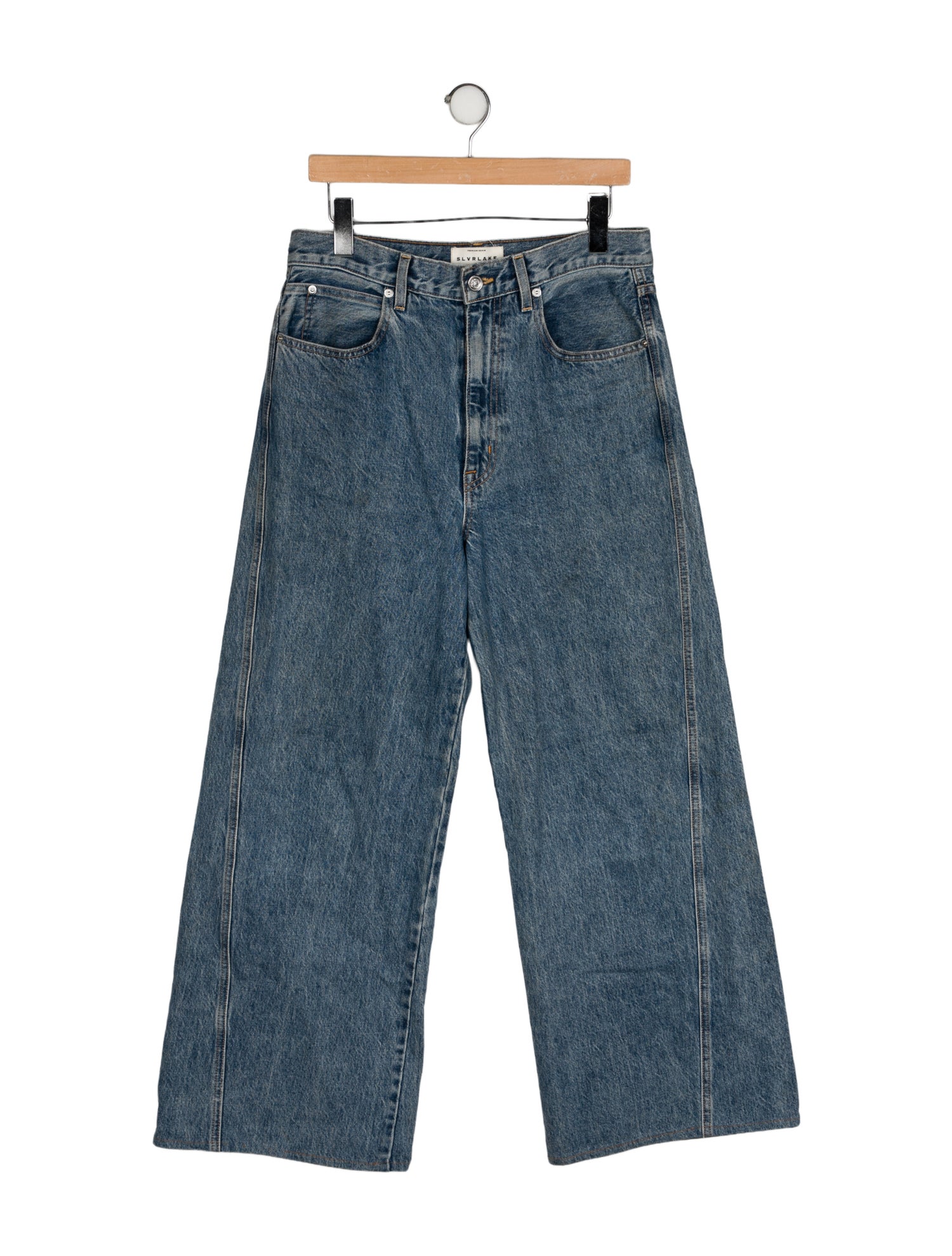 SLVRLAKE High-Rise Wide Leg Jeans