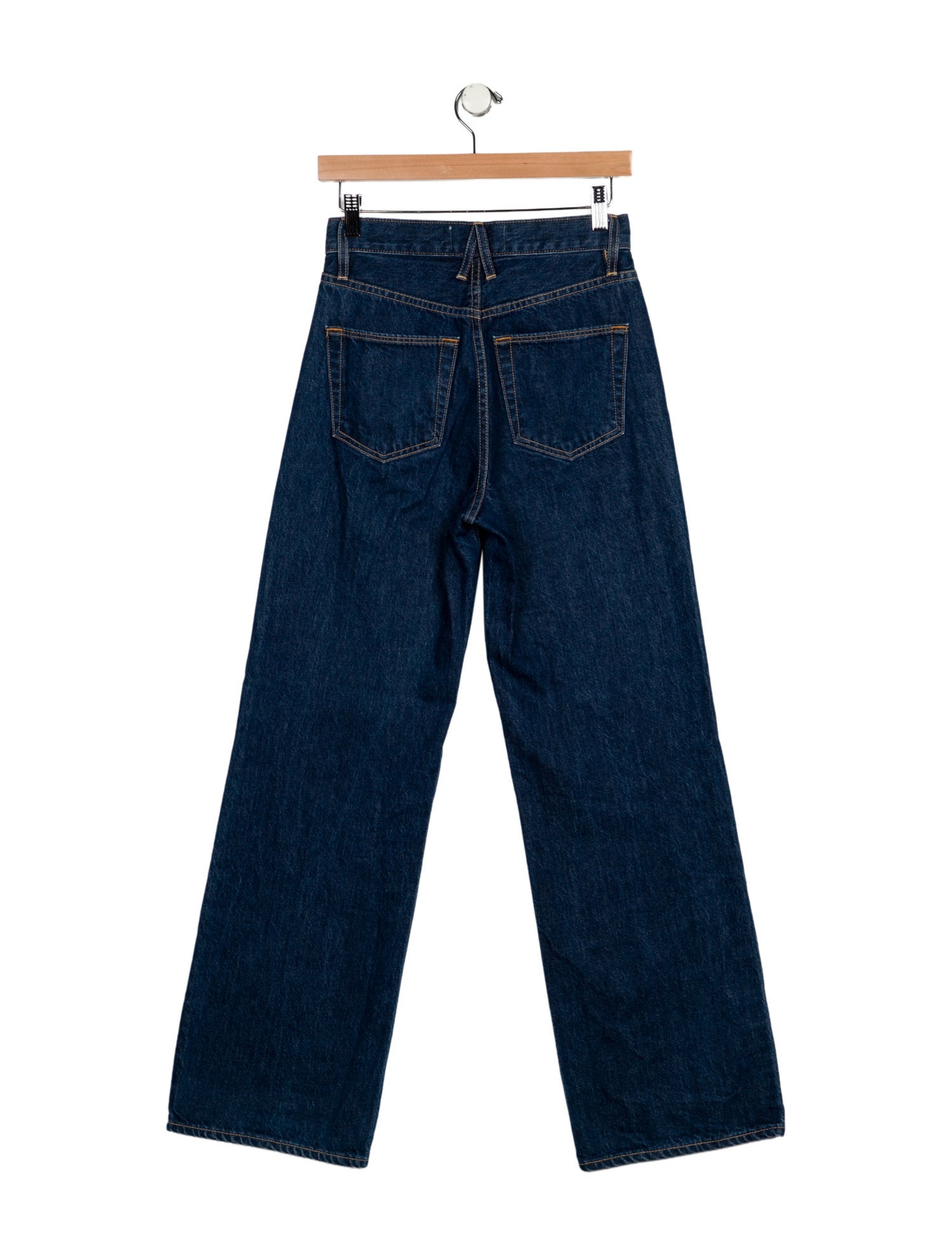 SLVRLAKE Mid-Rise Wide Leg Jeans