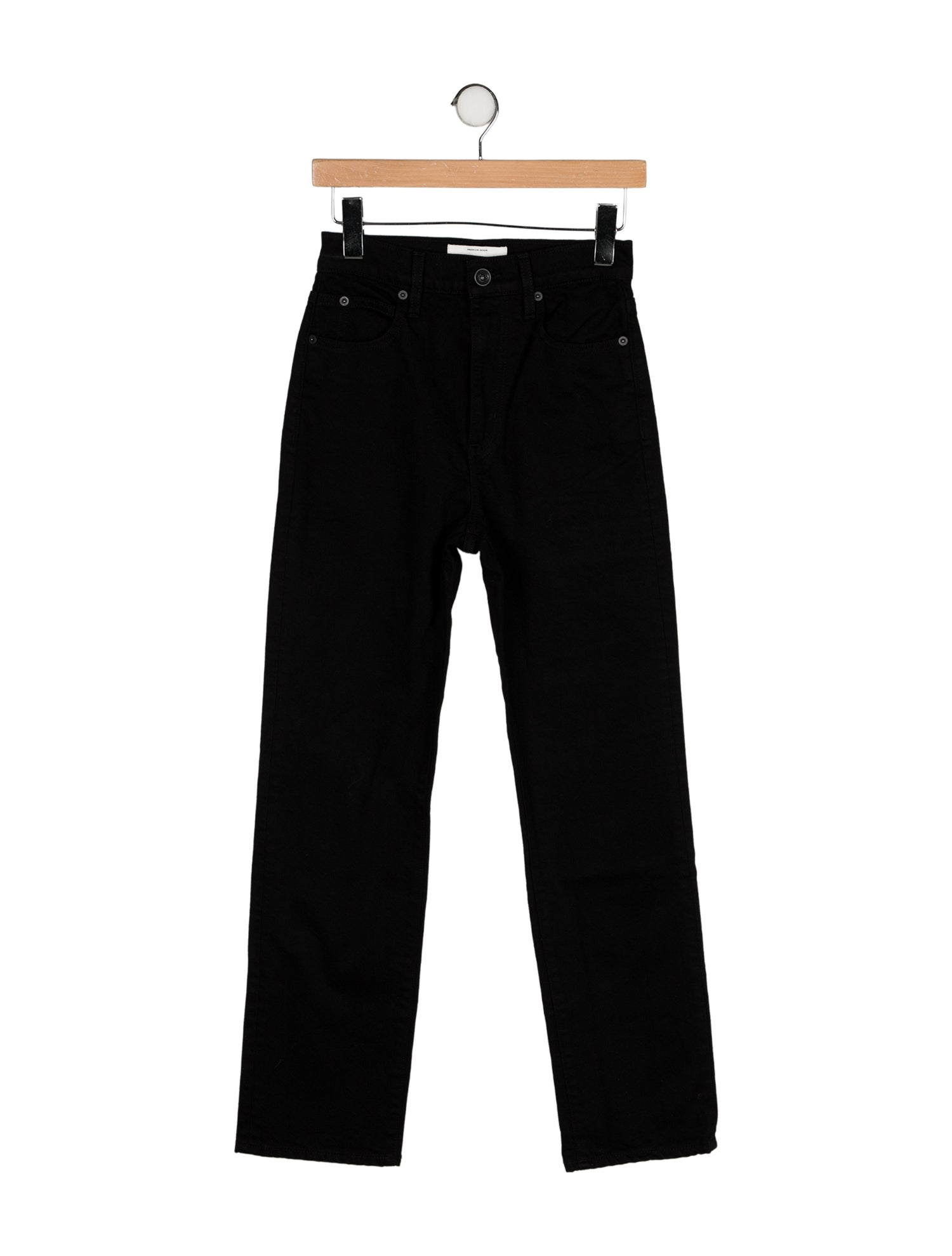 SLVRLAKE High-Rise Straight Leg Jeans