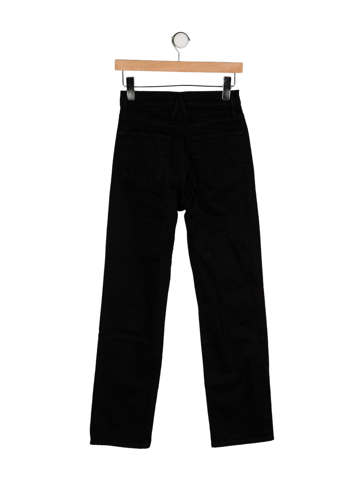 SLVRLAKE High-Rise Straight Leg Jeans
