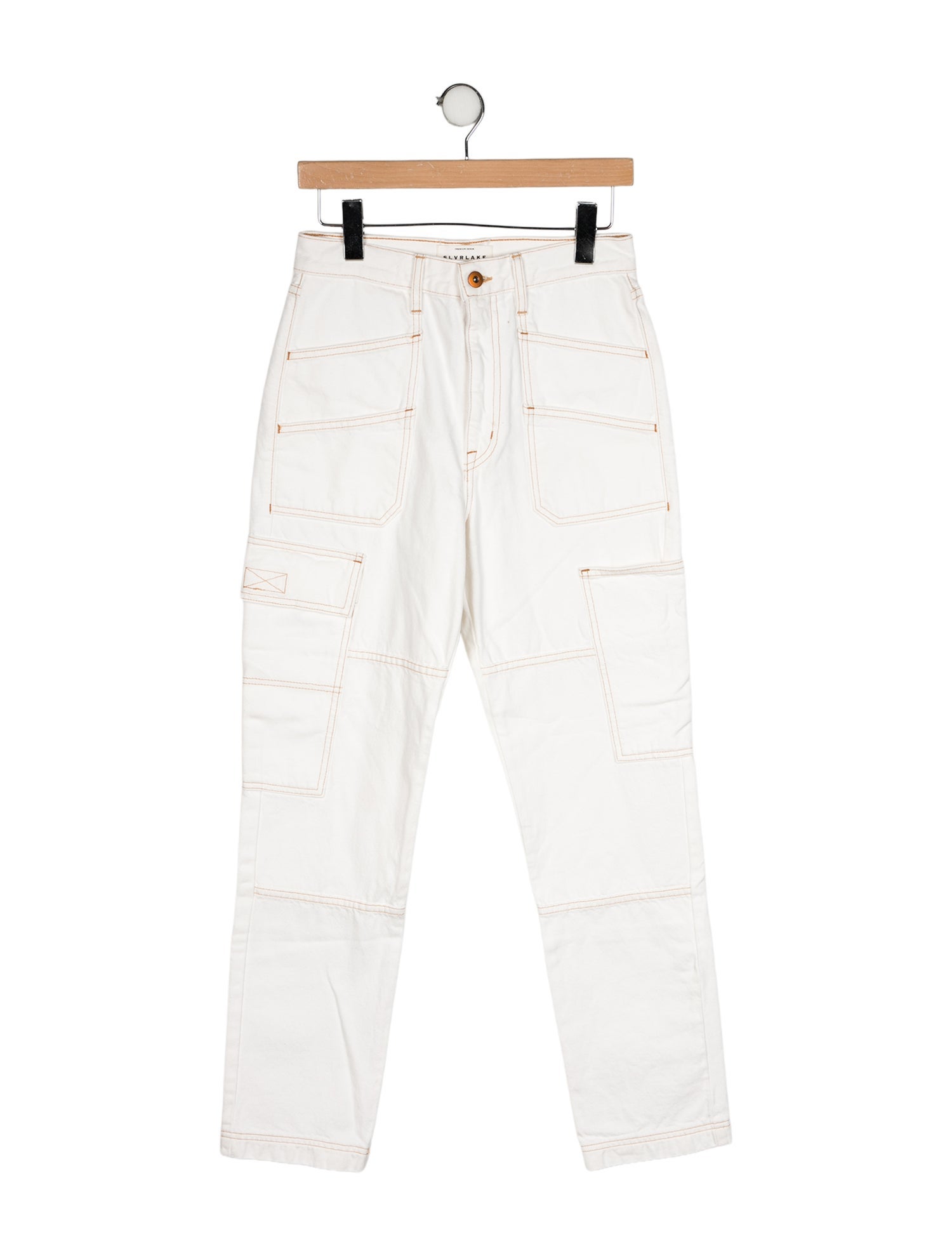 SLVRLAKE High-Rise Straight Leg Jeans