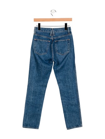 SLVRLAKE Mid-Rise Straight Leg Jeans