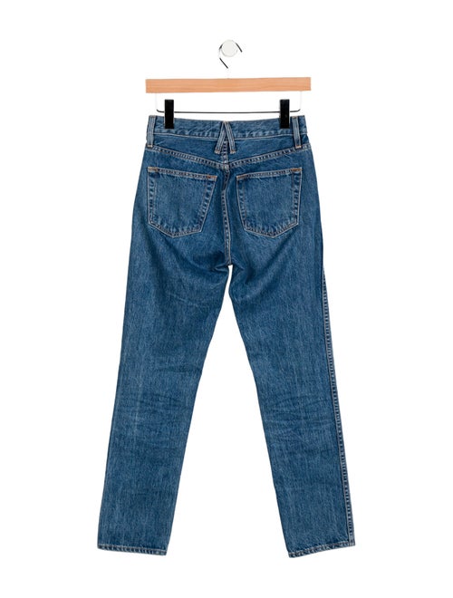 SLVRLAKE Mid-Rise Straight Leg Jeans