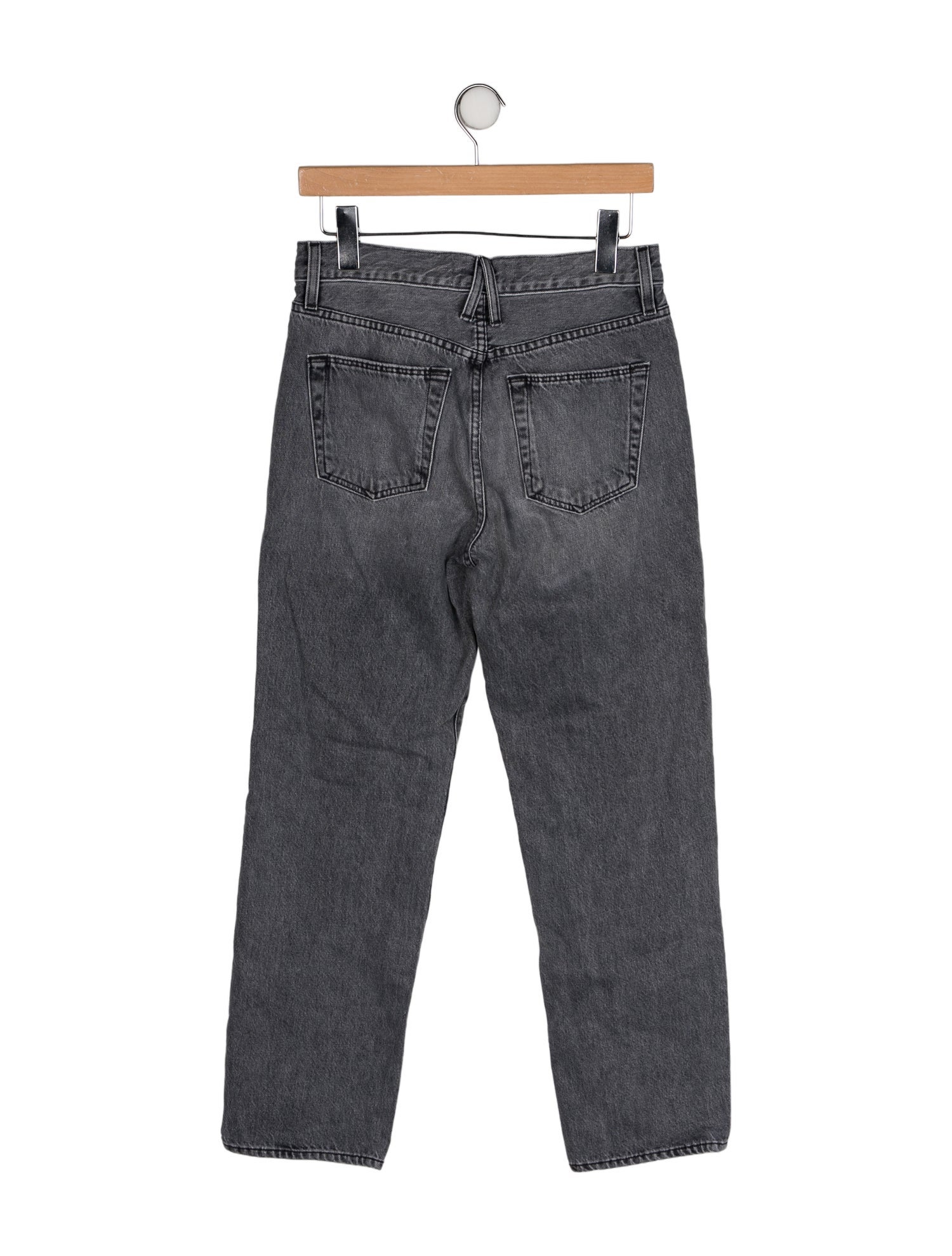 SLVRLAKE Mid-Rise Straight Leg Jeans