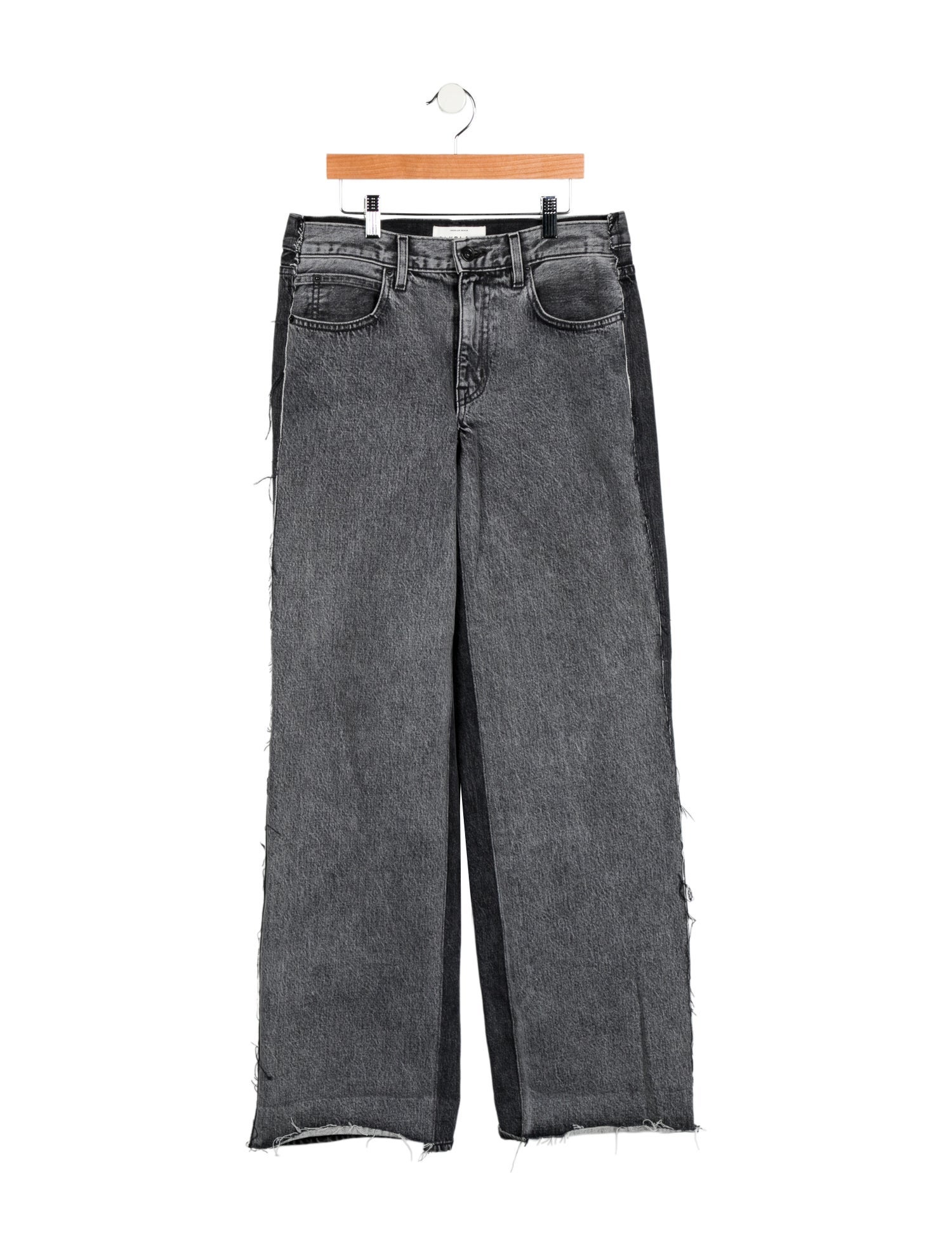 SLVRLAKE Mid-Rise Wide Leg Jeans