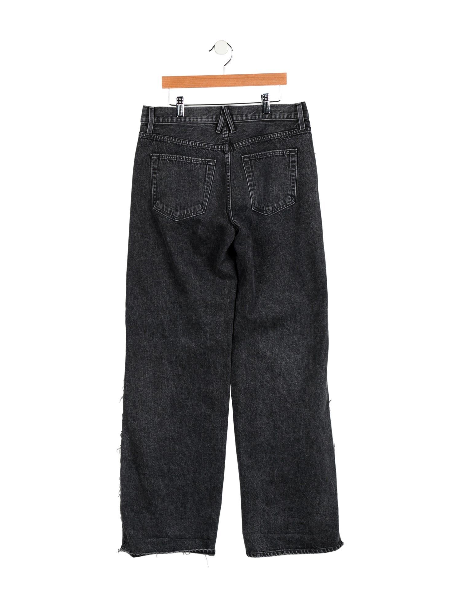 SLVRLAKE Mid-Rise Wide Leg Jeans