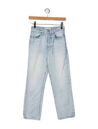 SLVRLAKE Mid-Rise Straight Leg Jeans