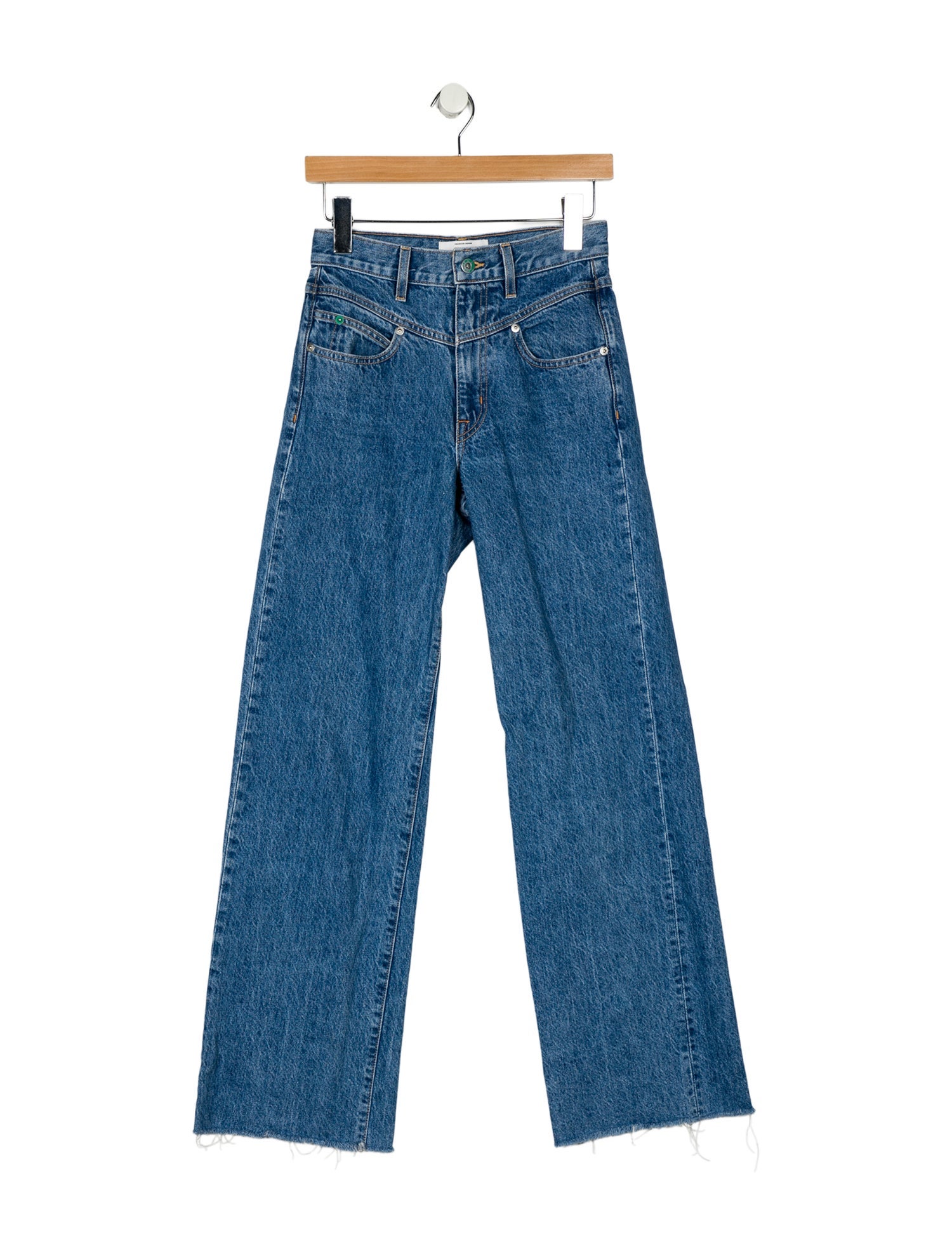 SLVRLAKE Mid-Rise Wide Leg Jeans