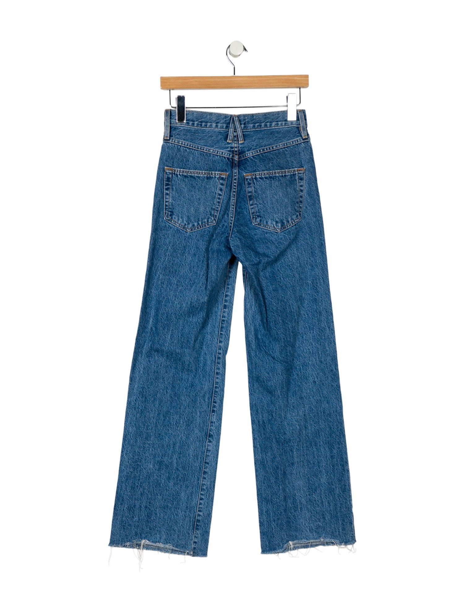 SLVRLAKE Mid-Rise Wide Leg Jeans