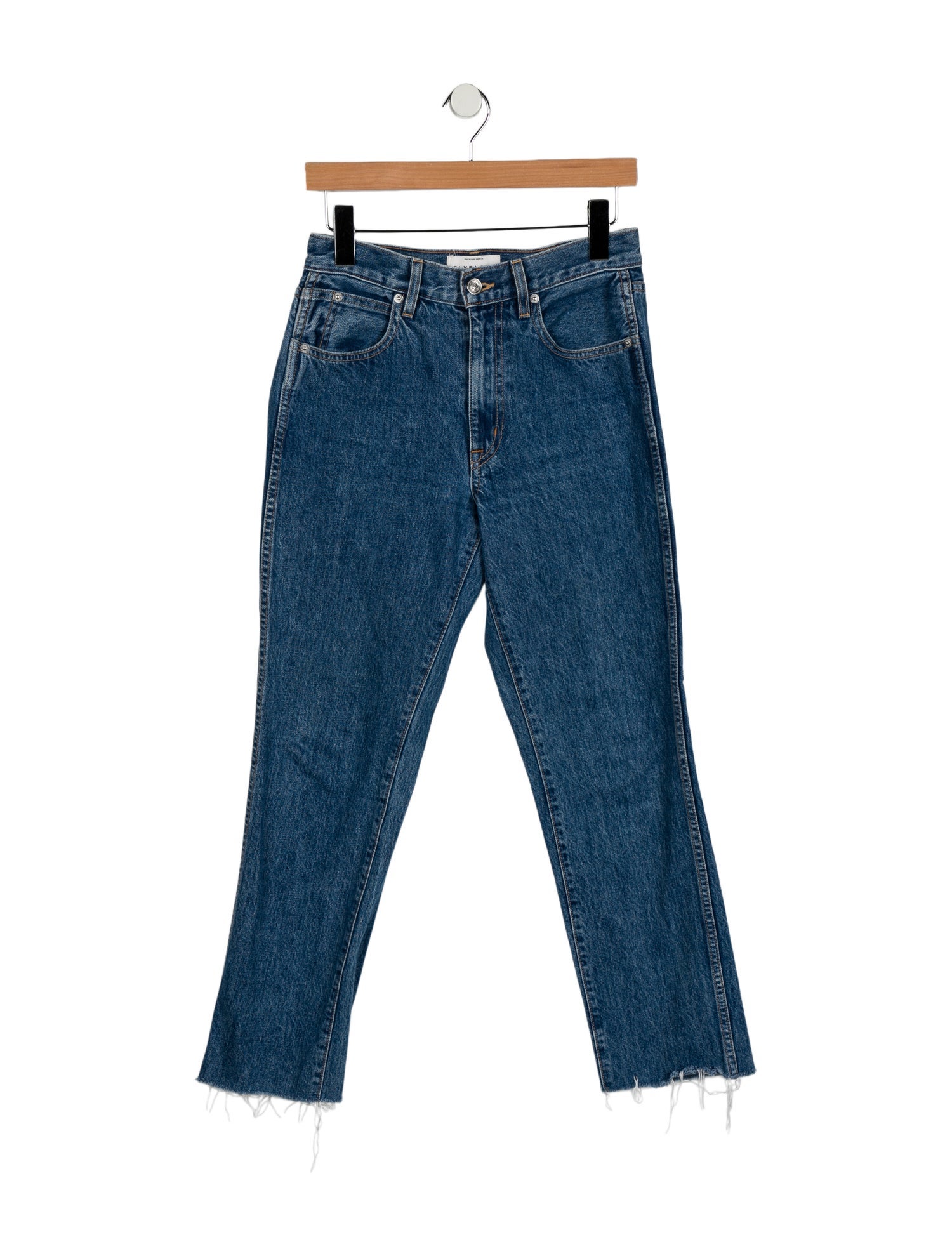 SLVRLAKE High-Rise Straight Leg Jeans