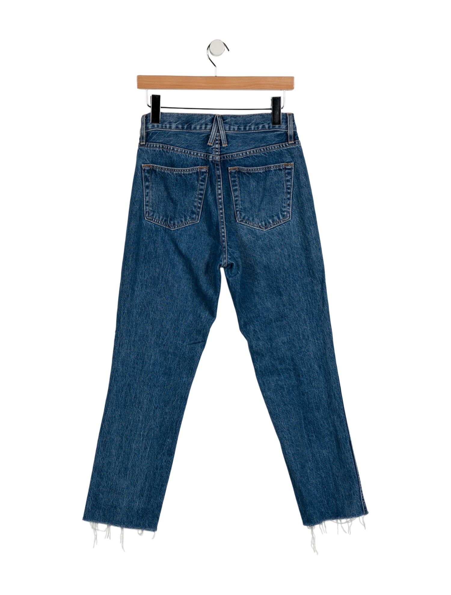 SLVRLAKE High-Rise Straight Leg Jeans