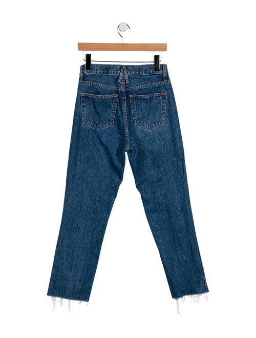 SLVRLAKE High-Rise Straight Leg Jeans