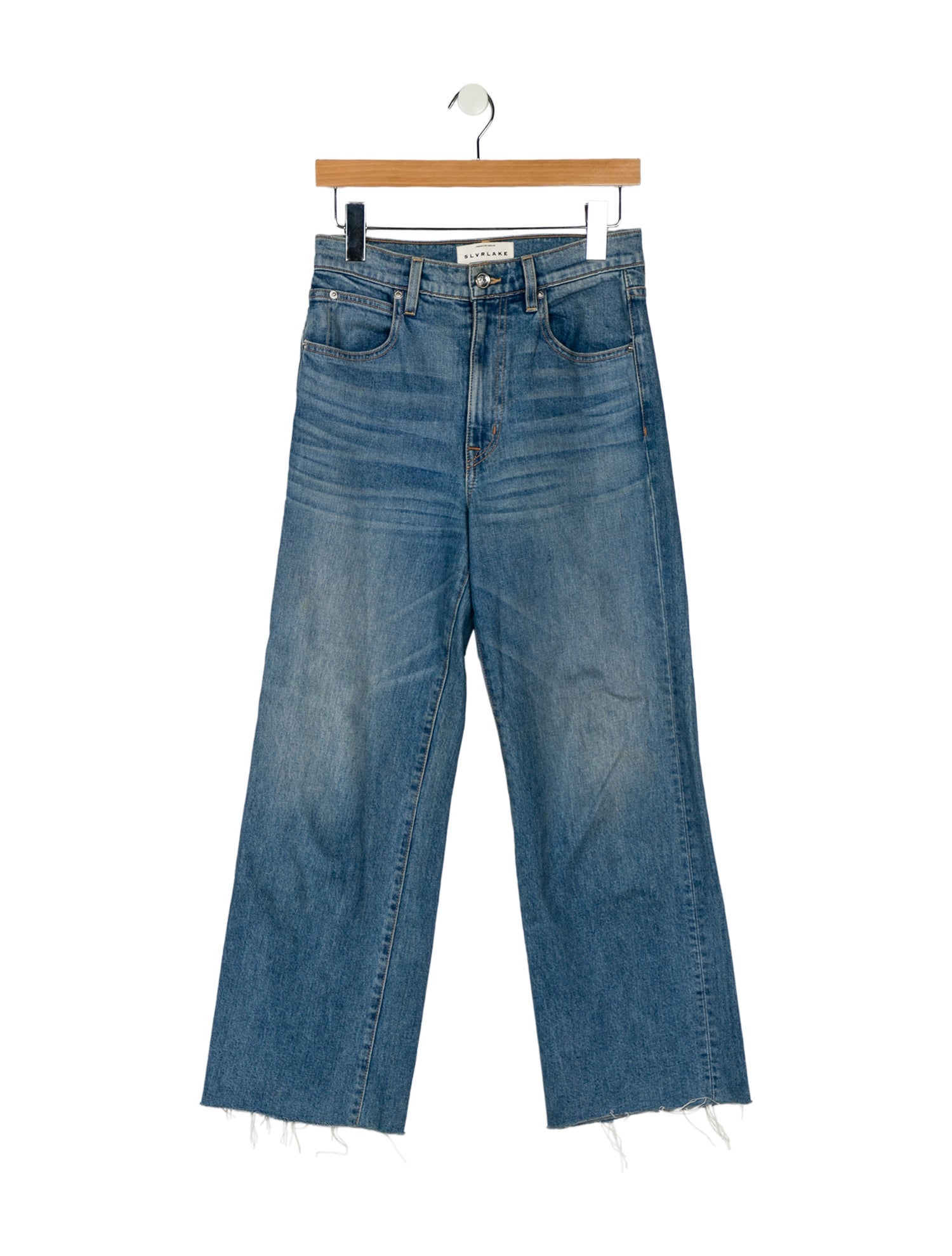 SLVRLAKE High-Rise Wide Leg Jeans