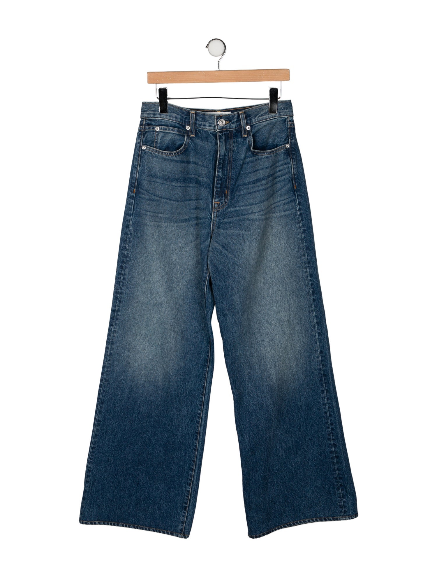SLVRLAKE High-Rise Wide Leg Jeans