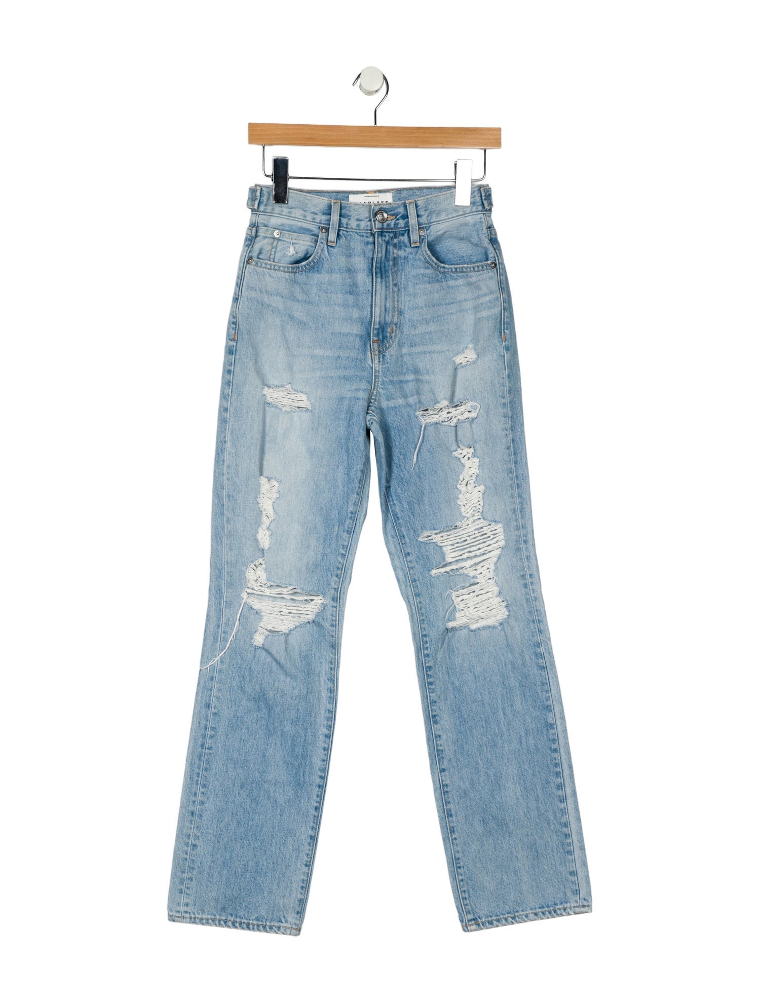 SLVRLAKE High-Rise Straight Leg Jeans