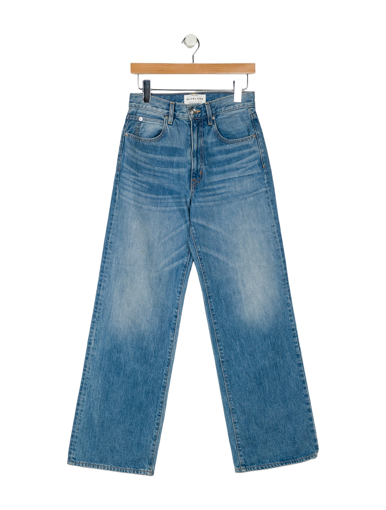 SLVRLAKE High-Rise Wide Leg Jeans
