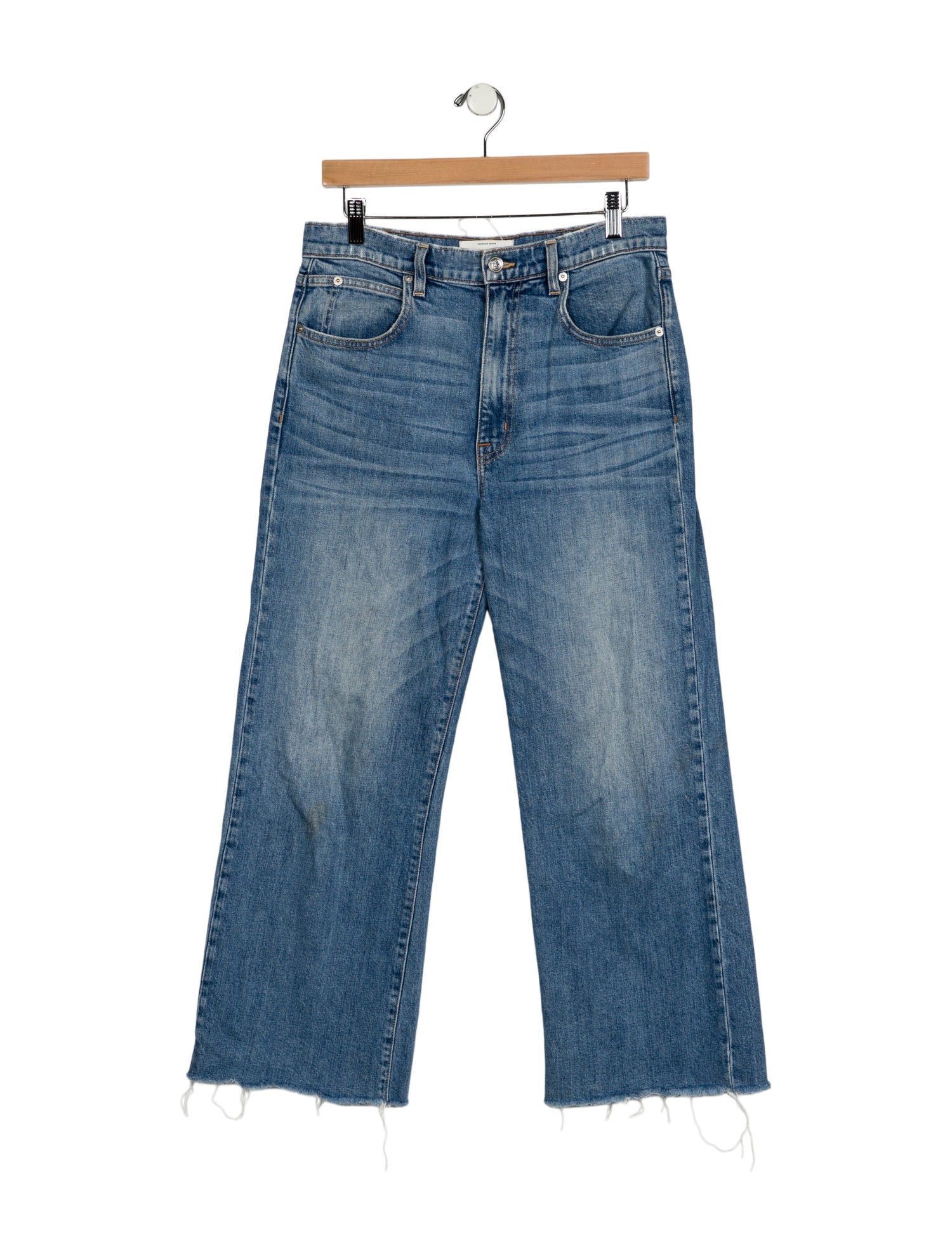 SLVRLAKE Mid-Rise Wide Leg Jeans