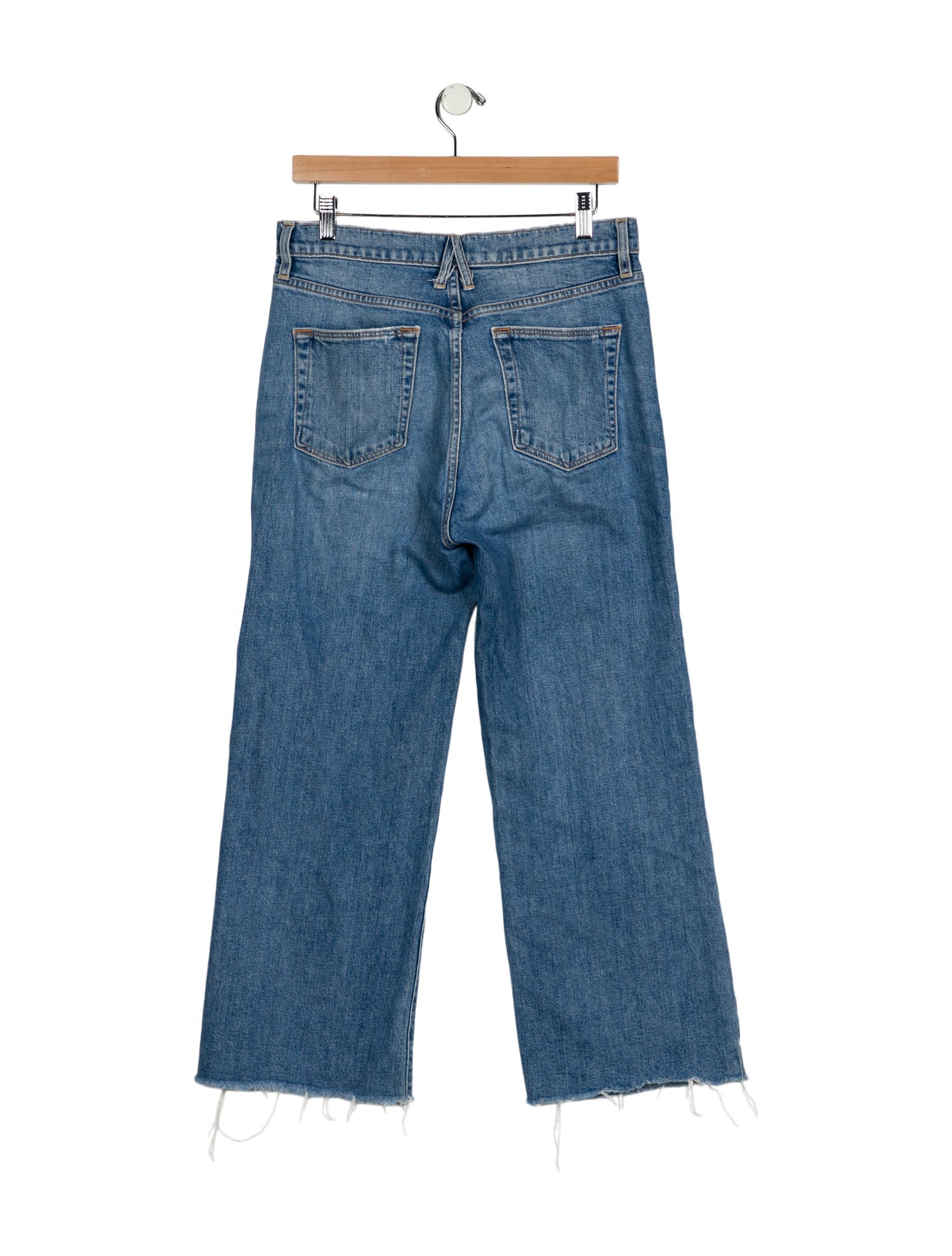 SLVRLAKE Mid-Rise Wide Leg Jeans