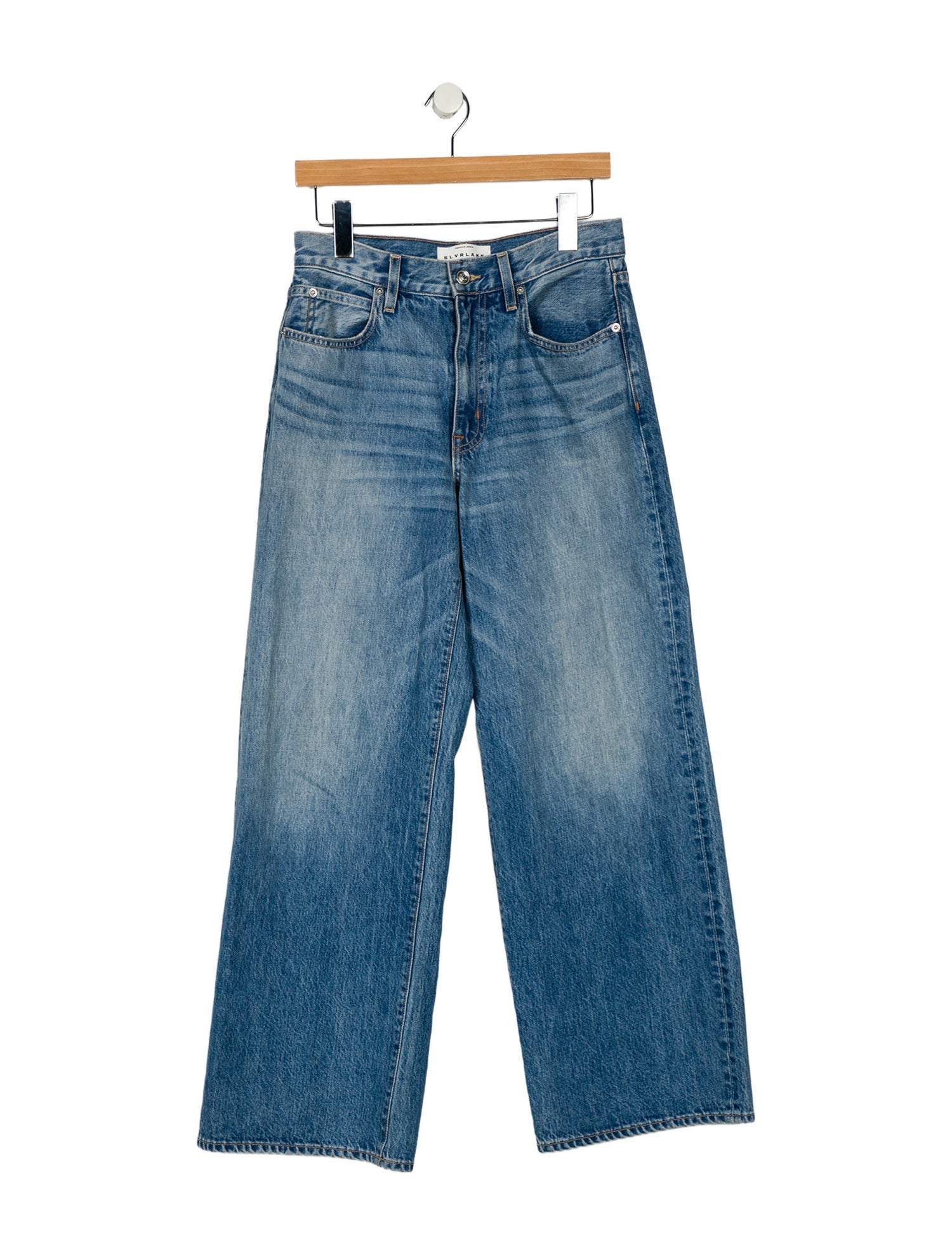 SLVRLAKE High-Rise Wide Leg Jeans