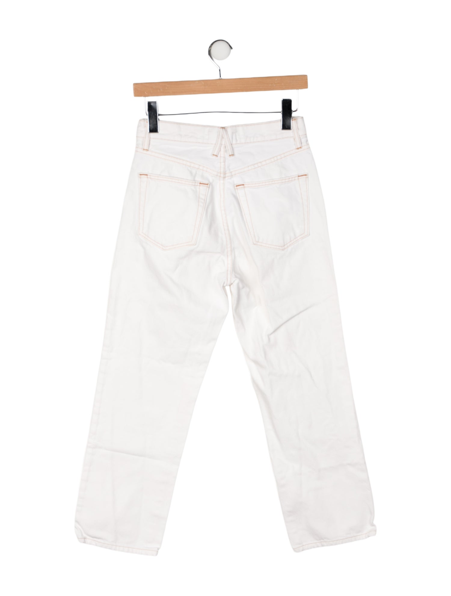 SLVRLAKE High-Rise Straight Leg Jeans