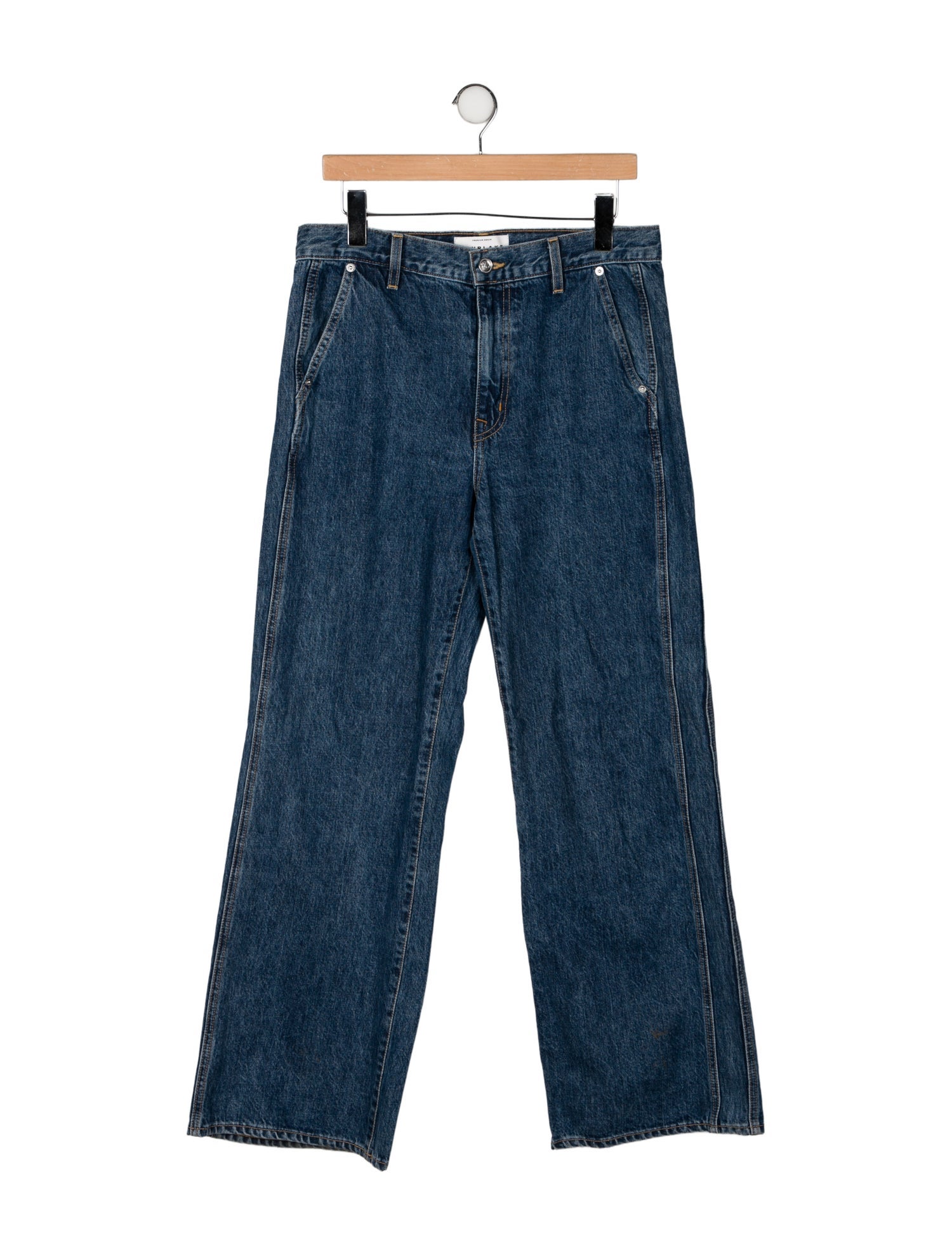 SLVRLAKE Mid-Rise Wide Leg Jeans