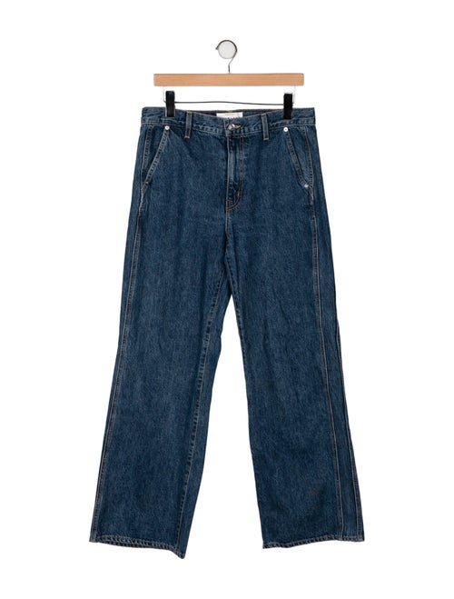 SLVRLAKE Mid-Rise Wide Leg Jeans
