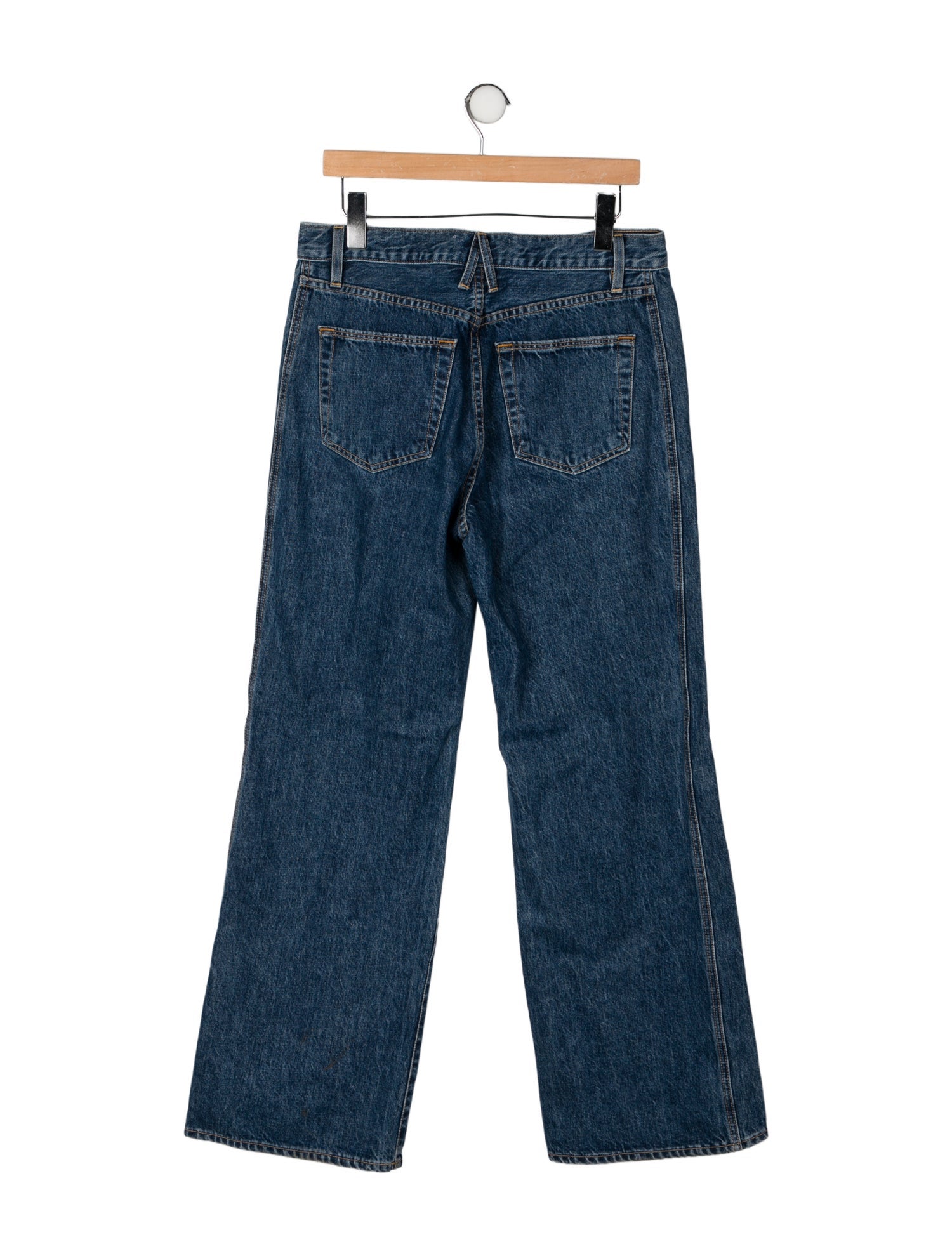 SLVRLAKE Mid-Rise Wide Leg Jeans