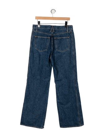 SLVRLAKE Mid-Rise Wide Leg Jeans