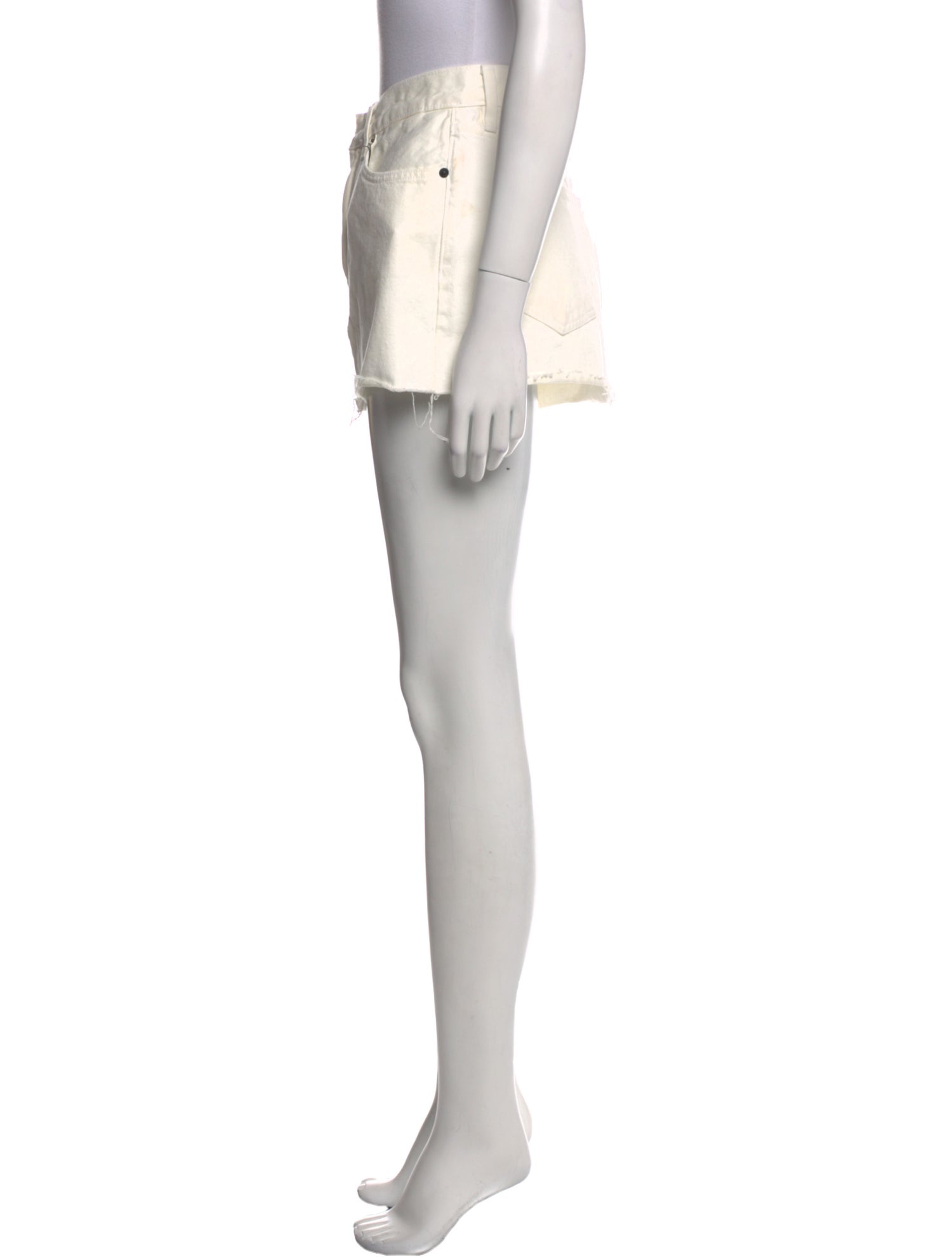 SLVRLAKE Distressed Accents Mini Skirt