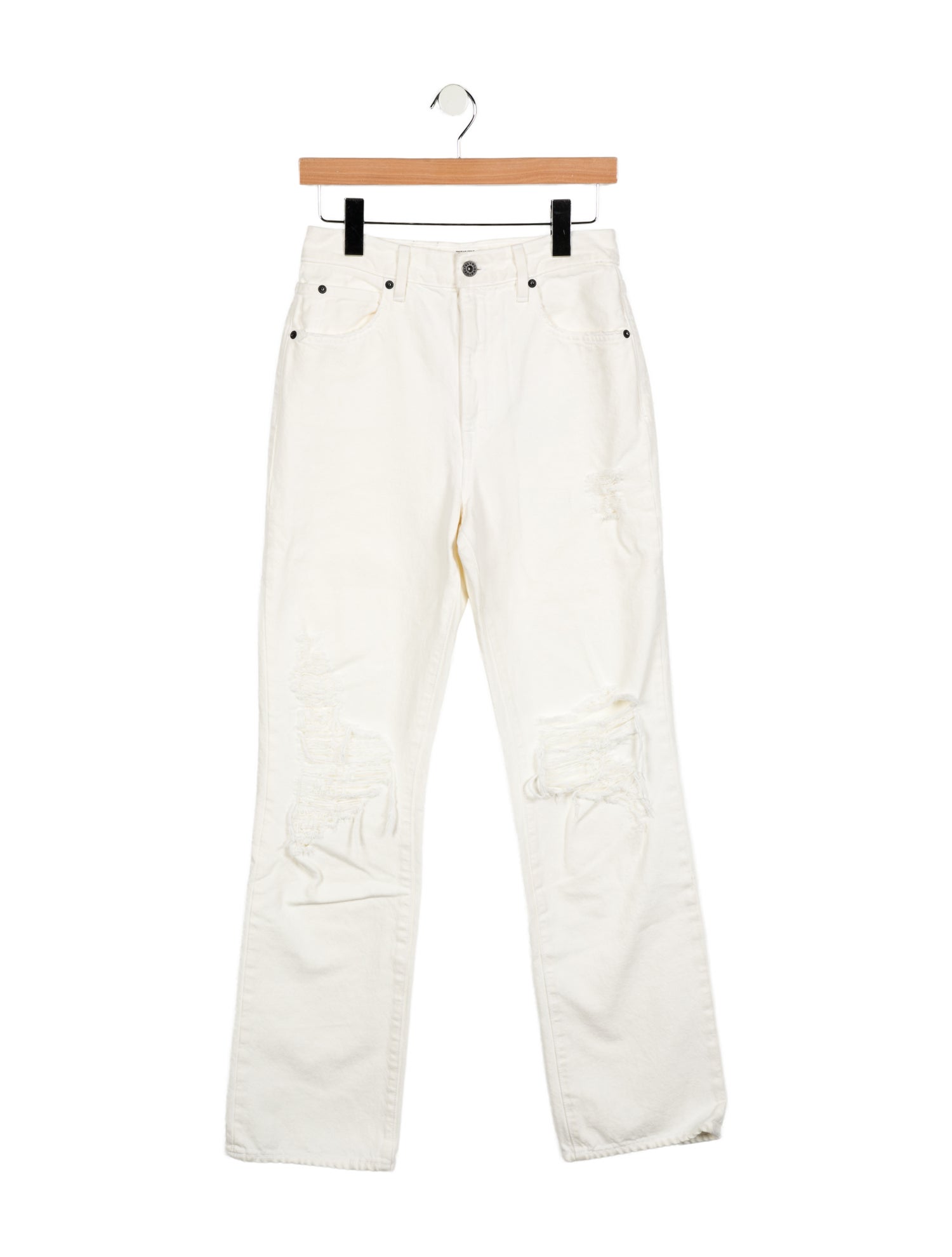 SLVRLAKE Mid-Rise Straight Leg Jeans