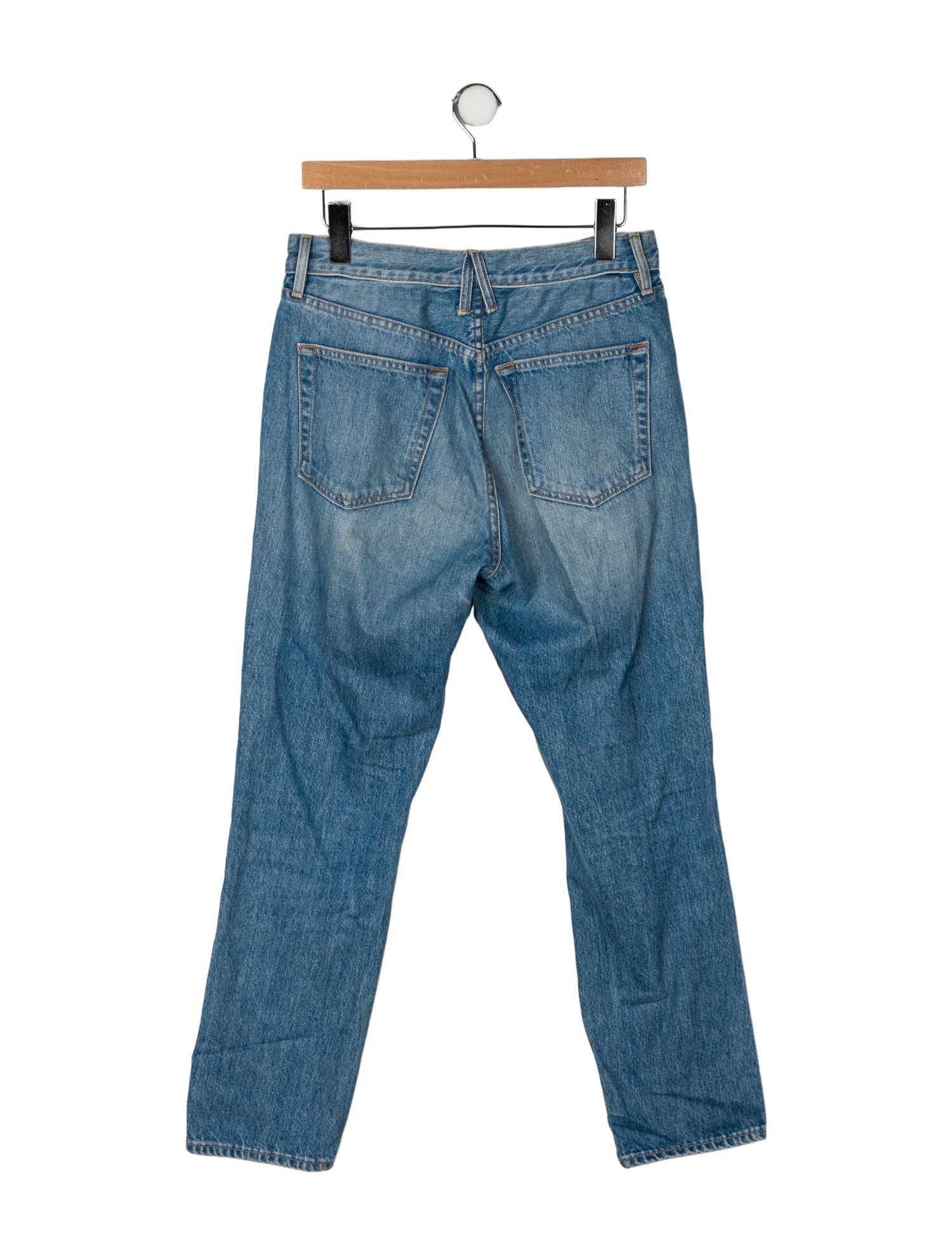 SLVRLAKE High-Rise Straight Leg Jeans