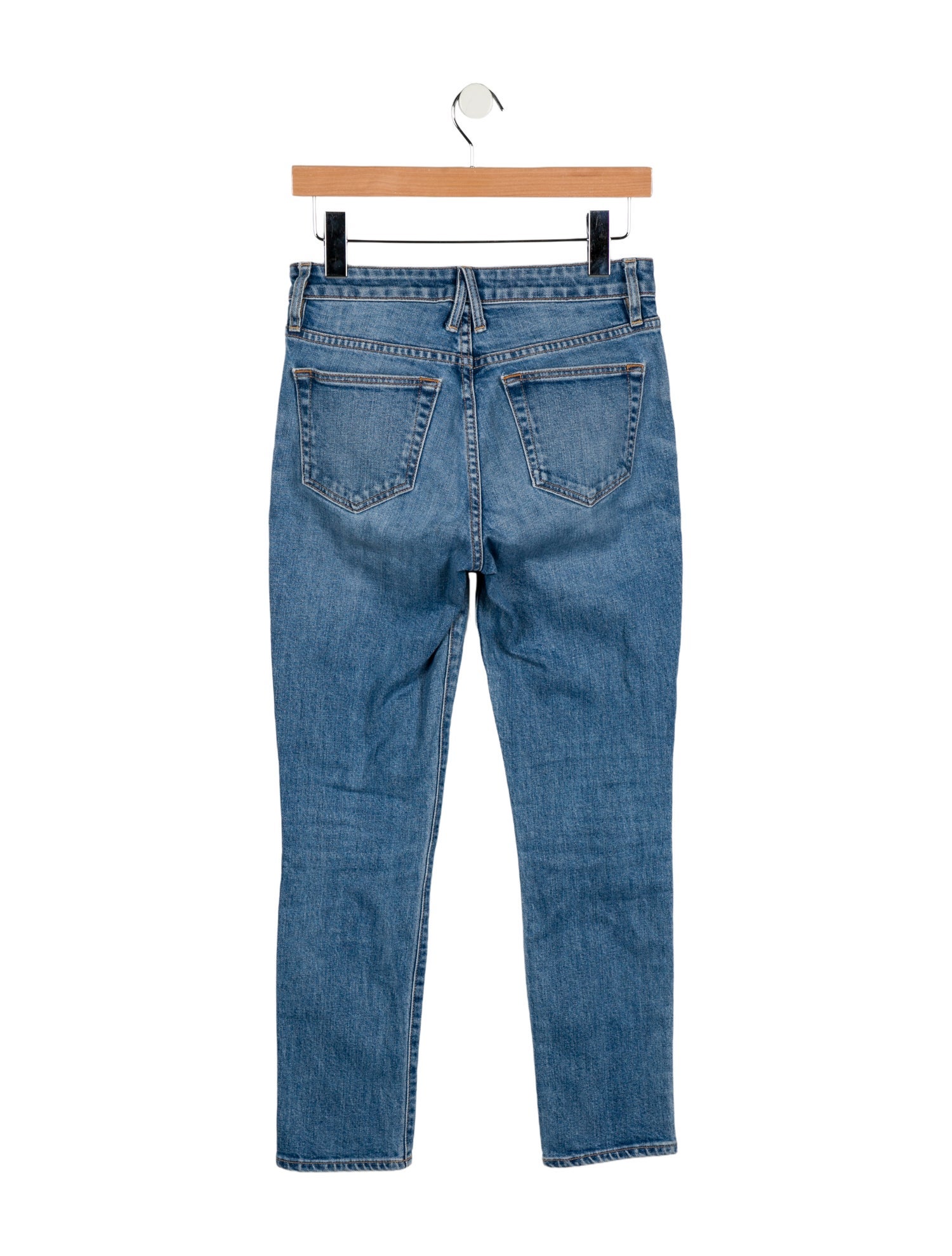 SLVRLAKE Mid-Rise Skinny Leg Jeans