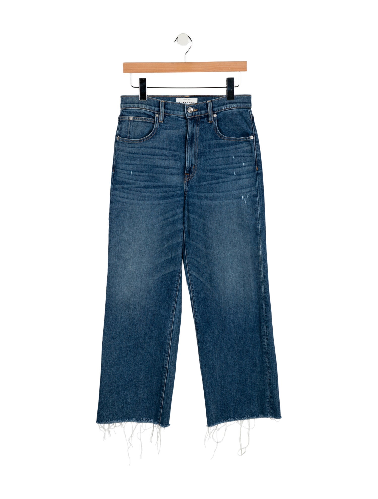 SLVRLAKE High-Rise Wide Leg Jeans
