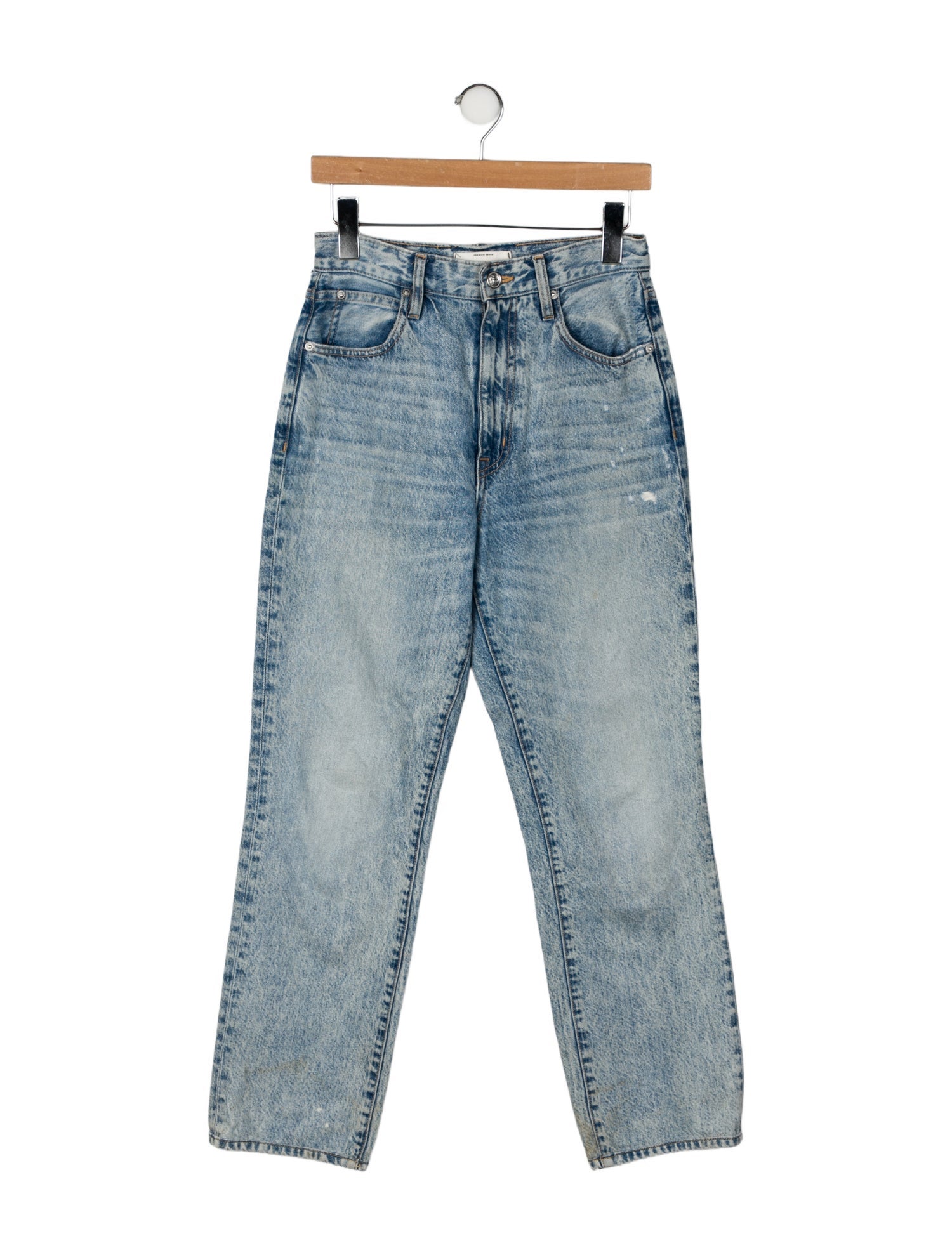 SLVRLAKE High-Rise Straight Leg Jeans