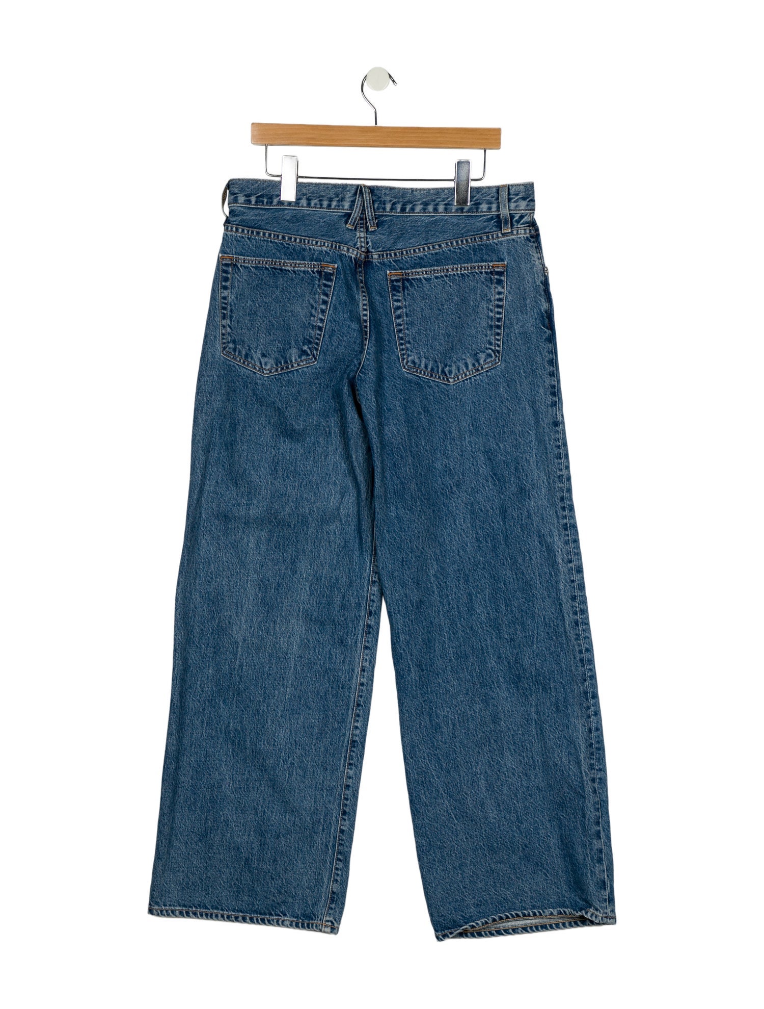 SLVRLAKE Mid-Rise Wide Leg Jeans