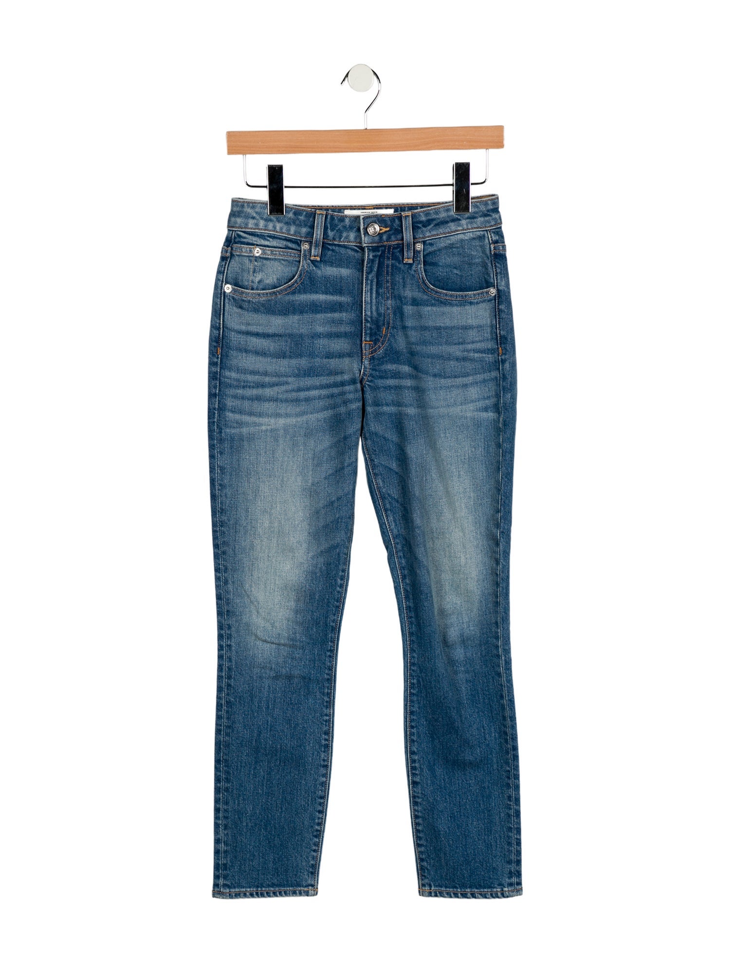 SLVRLAKE Mid-Rise Skinny Leg Jeans