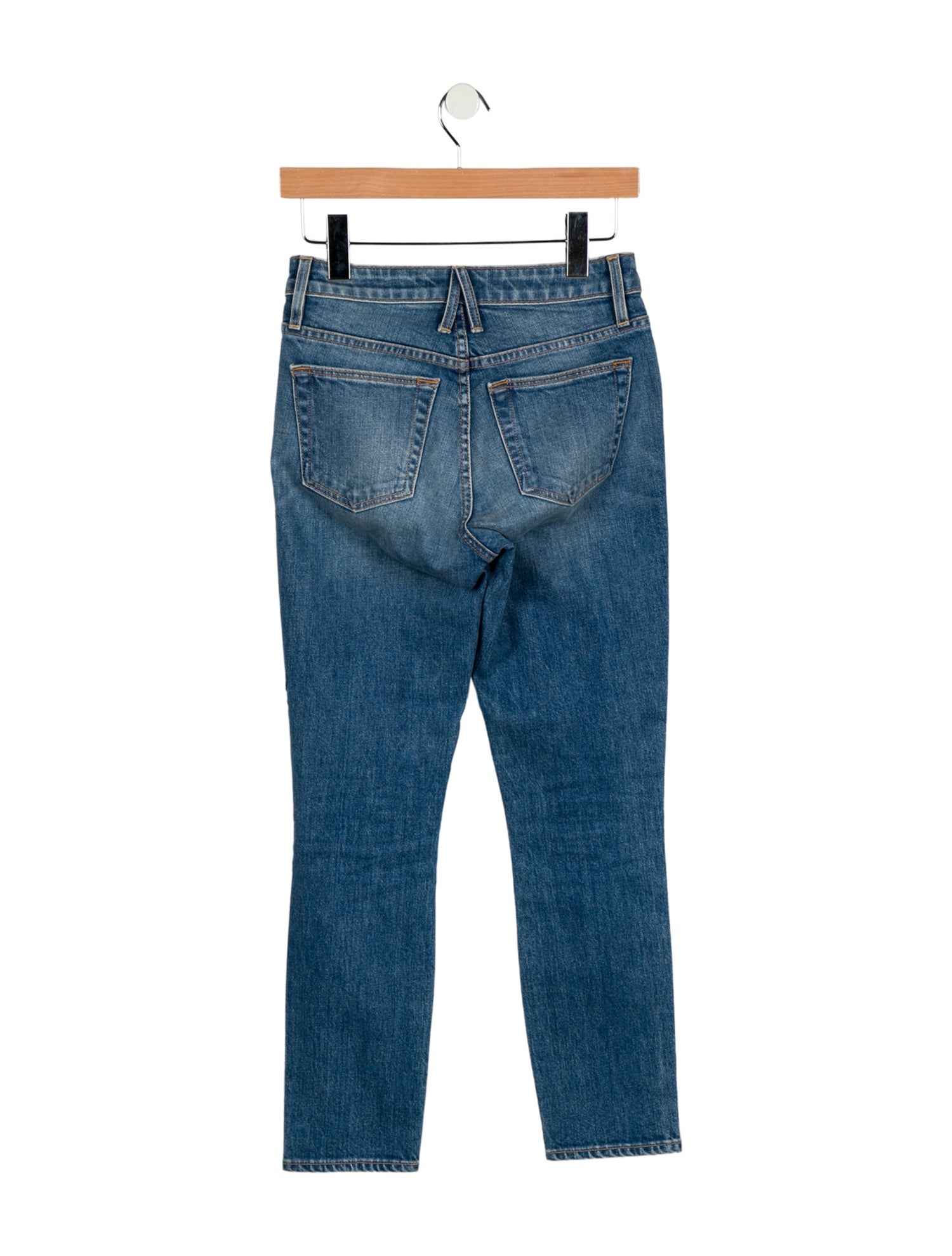 SLVRLAKE Mid-Rise Skinny Leg Jeans