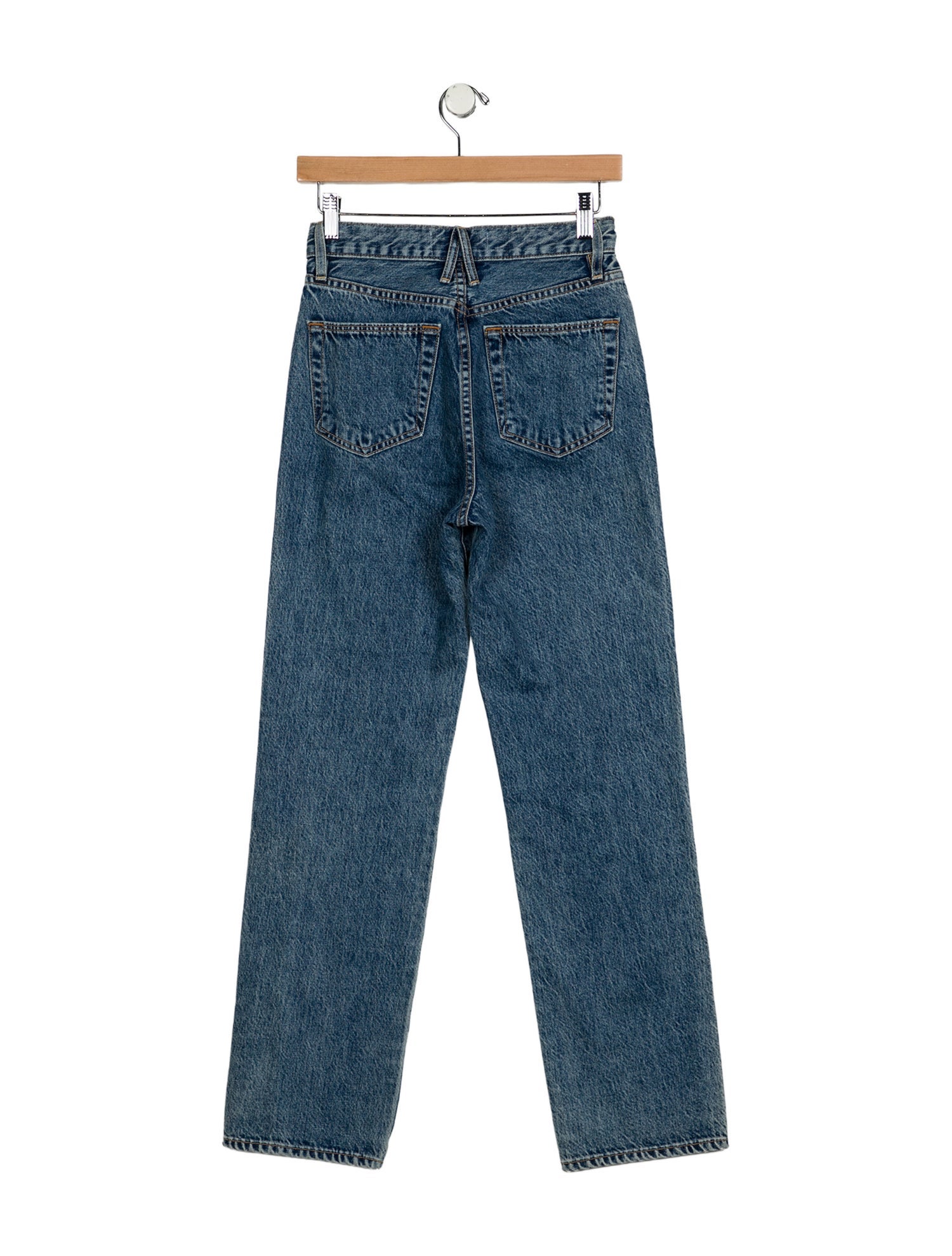 SLVRLAKE High-Rise Straight Leg Jeans