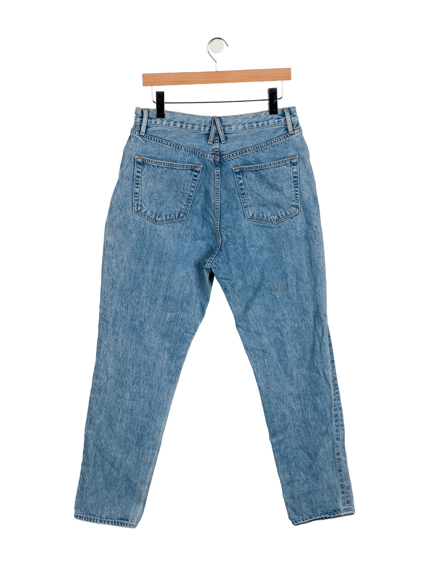 SLVRLAKE High-Rise Straight Leg Jeans