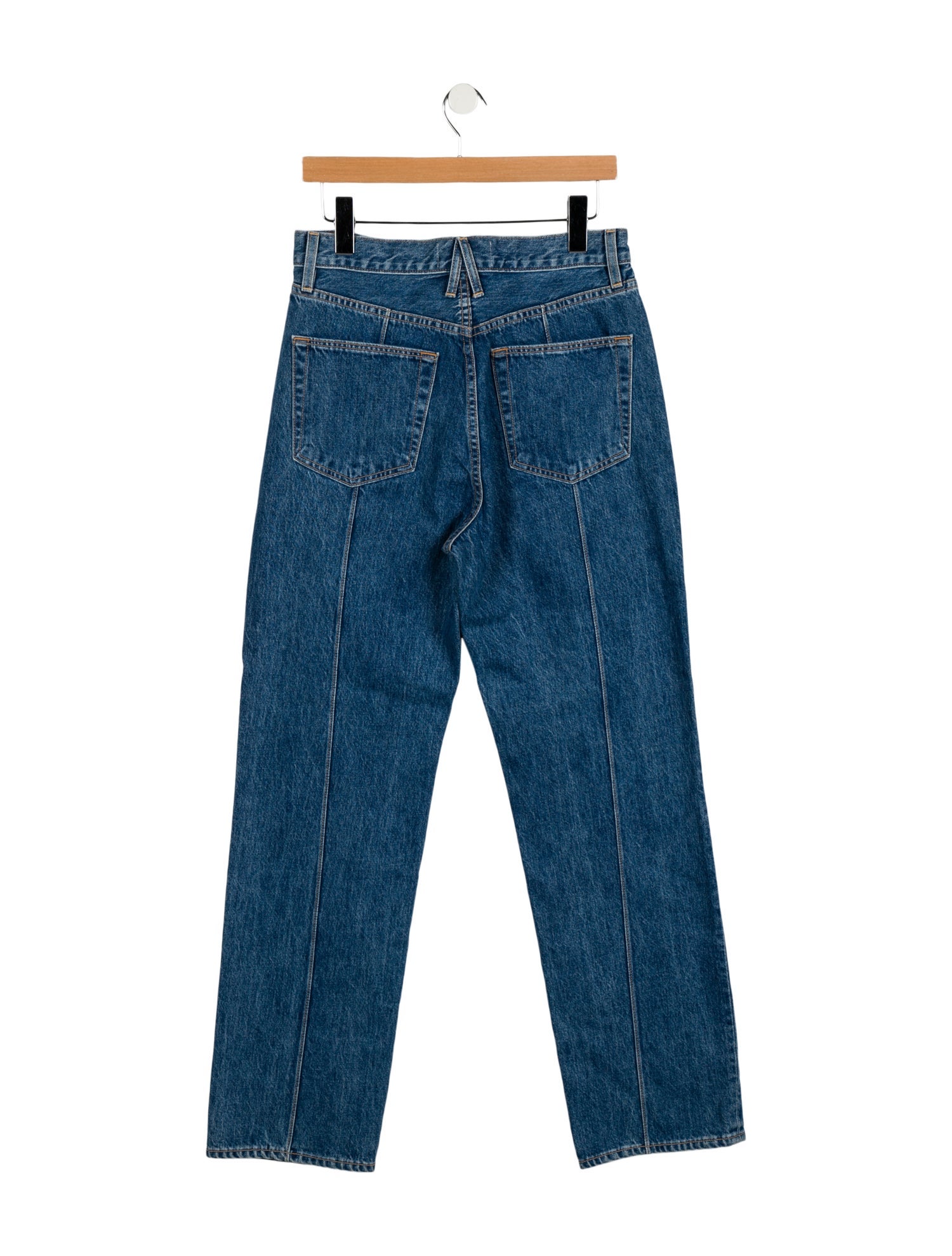 SLVRLAKE High-Rise Straight Leg Jeans