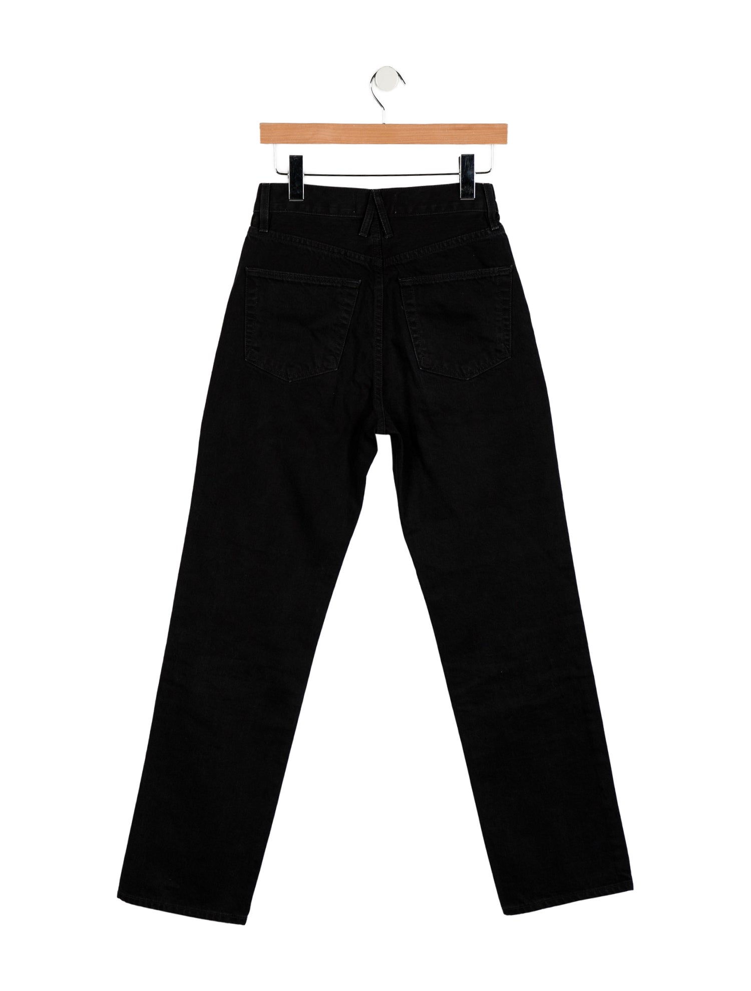 SLVRLAKE High-Rise Straight Leg Jeans