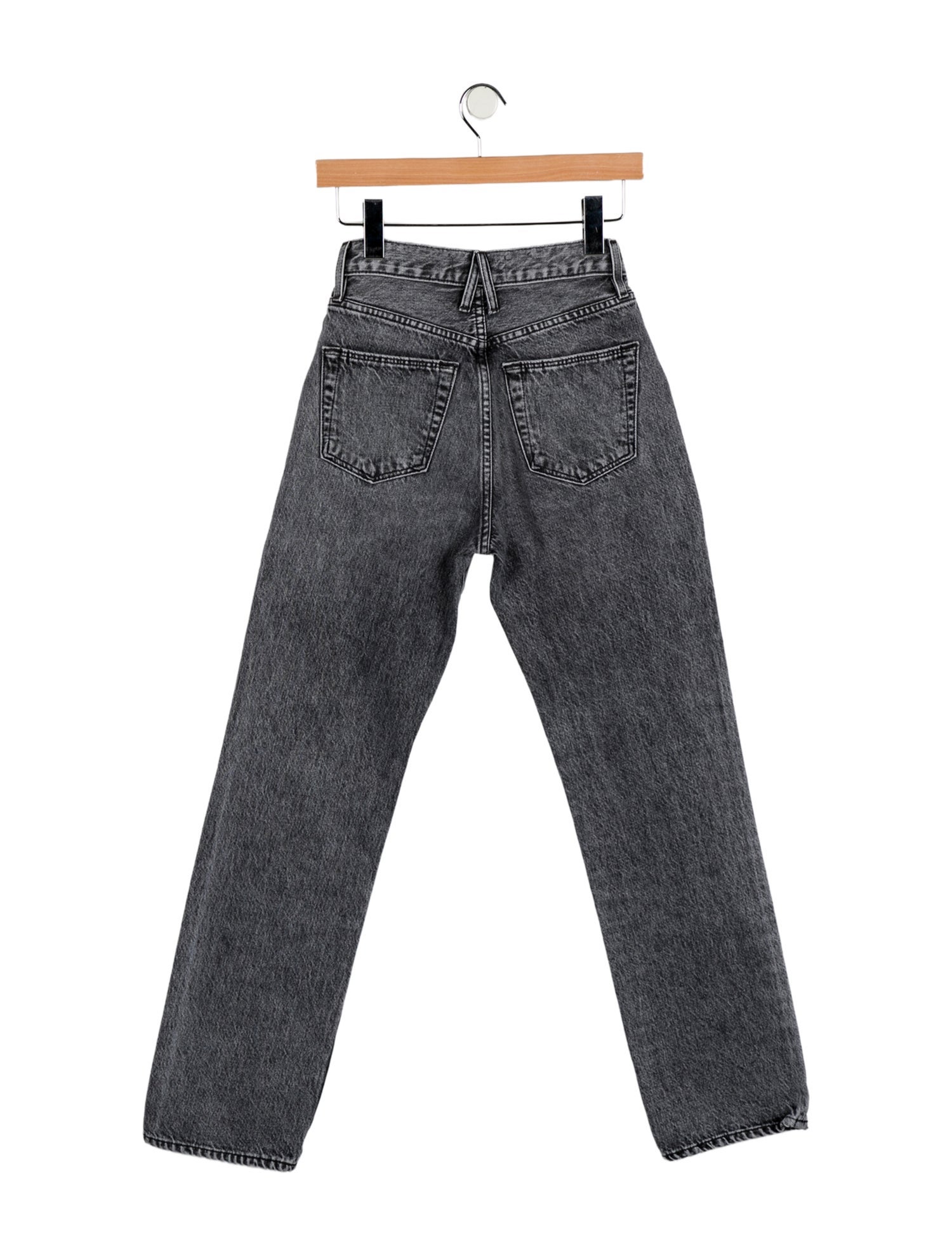 SLVRLAKE Mid-Rise Straight Leg Jeans