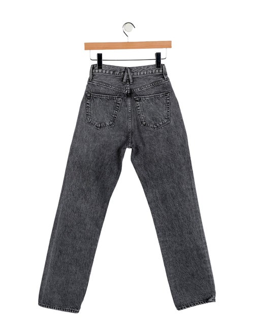 SLVRLAKE Mid-Rise Straight Leg Jeans