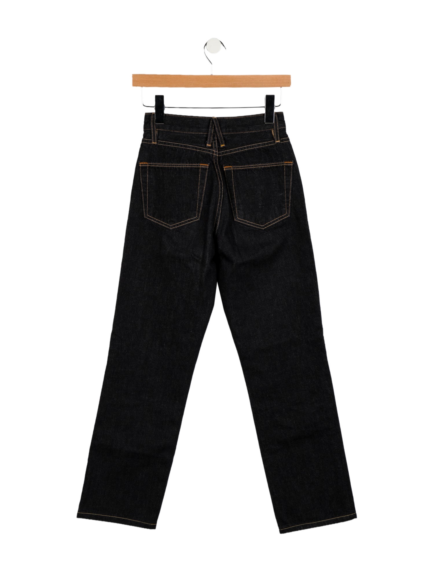 SLVRLAKE Mid-Rise Straight Leg Jeans