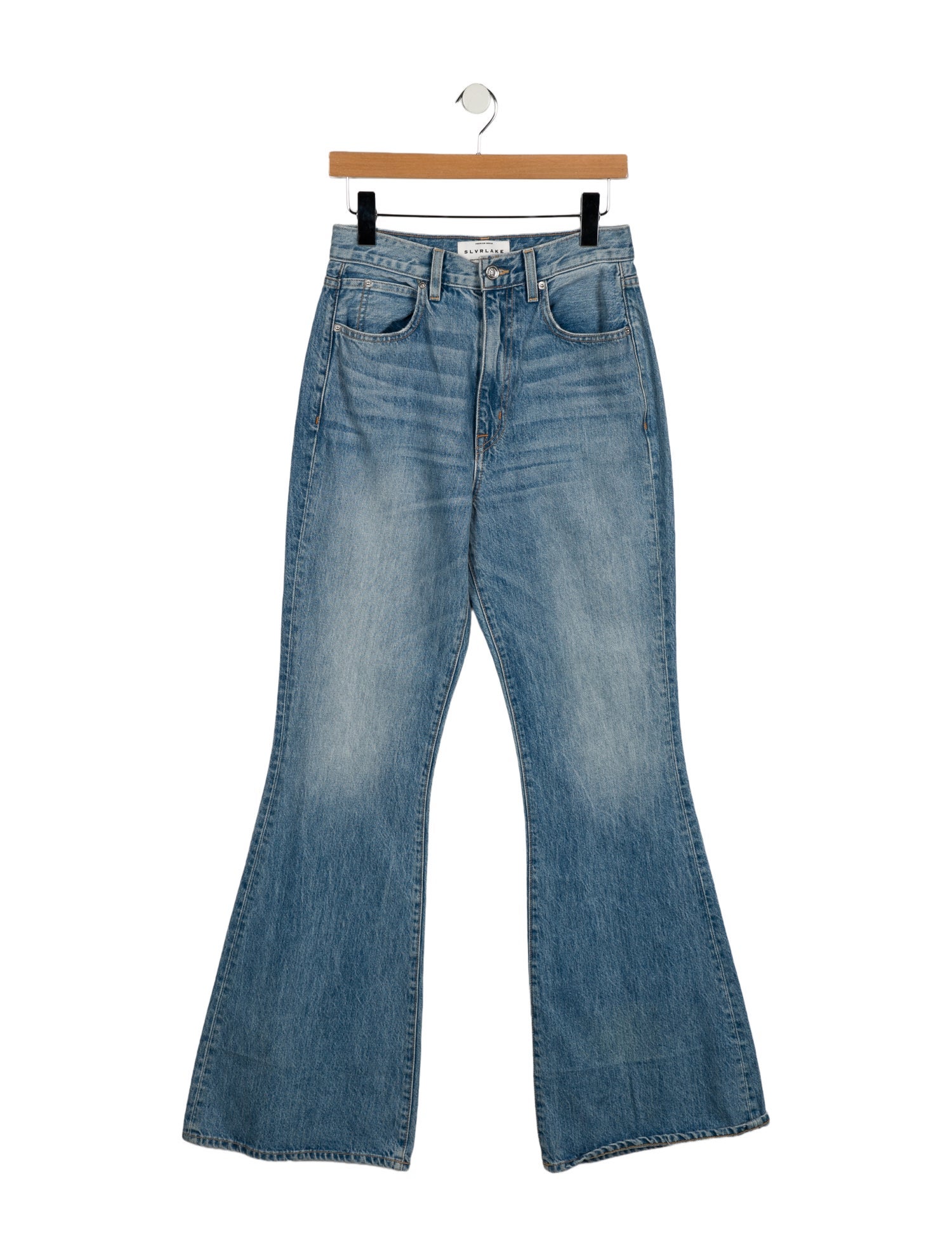 SLVRLAKE High-Rise Wide Leg Jeans