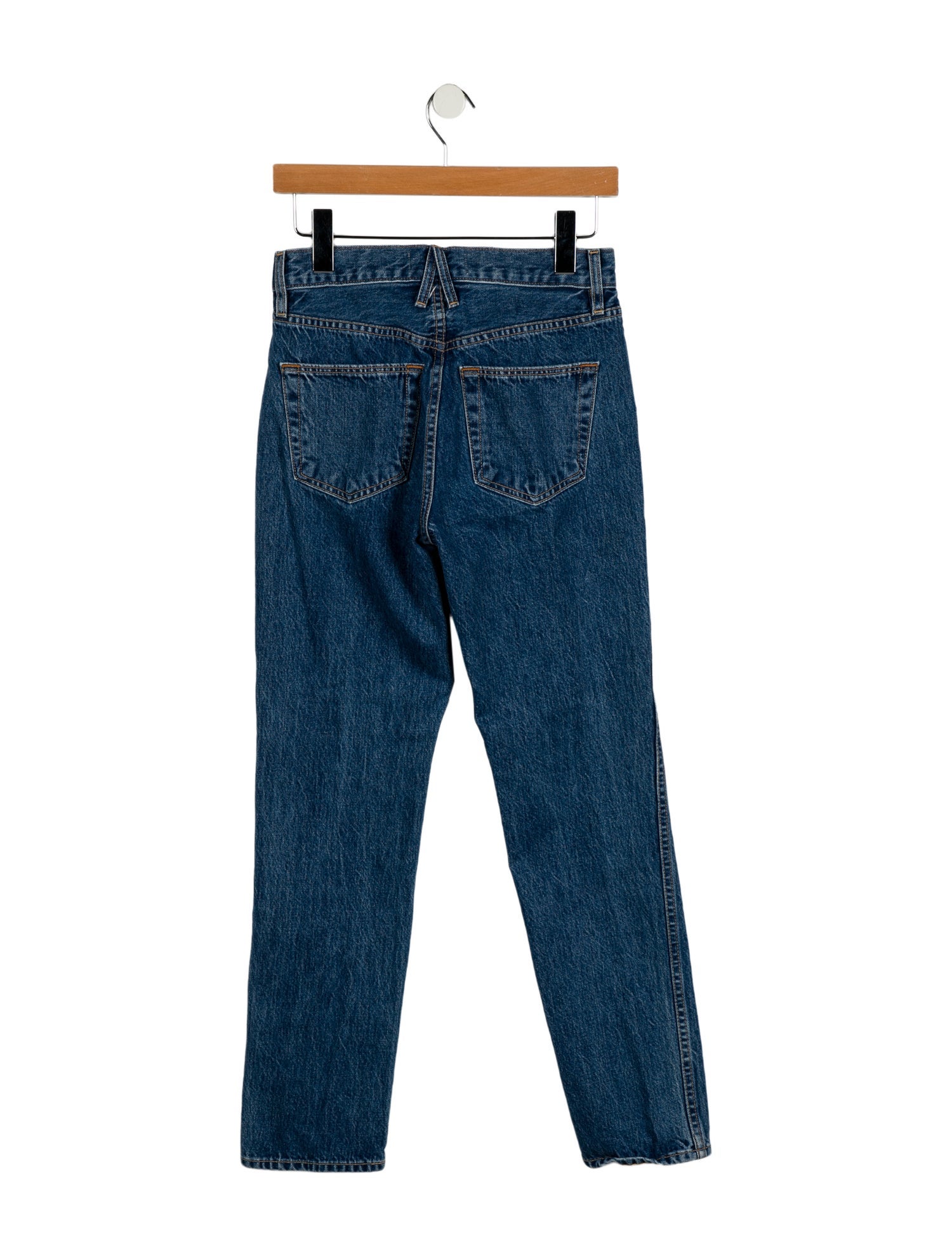 SLVRLAKE Mid-Rise Straight Leg Jeans