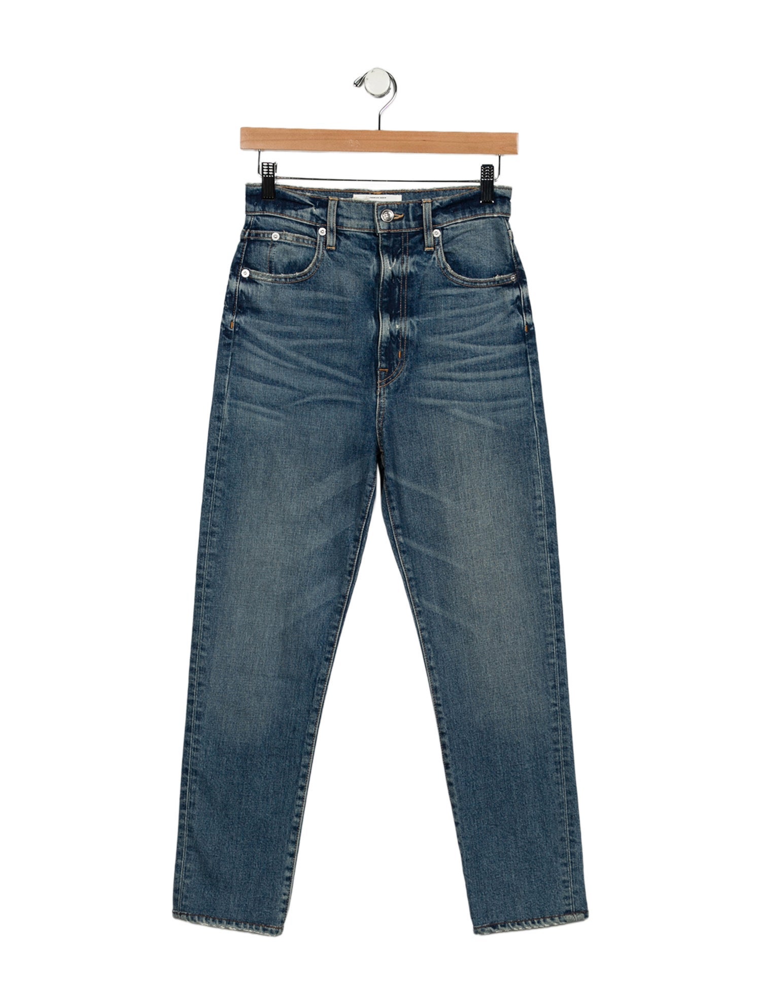 SLVRLAKE High-Rise Straight Leg Jeans