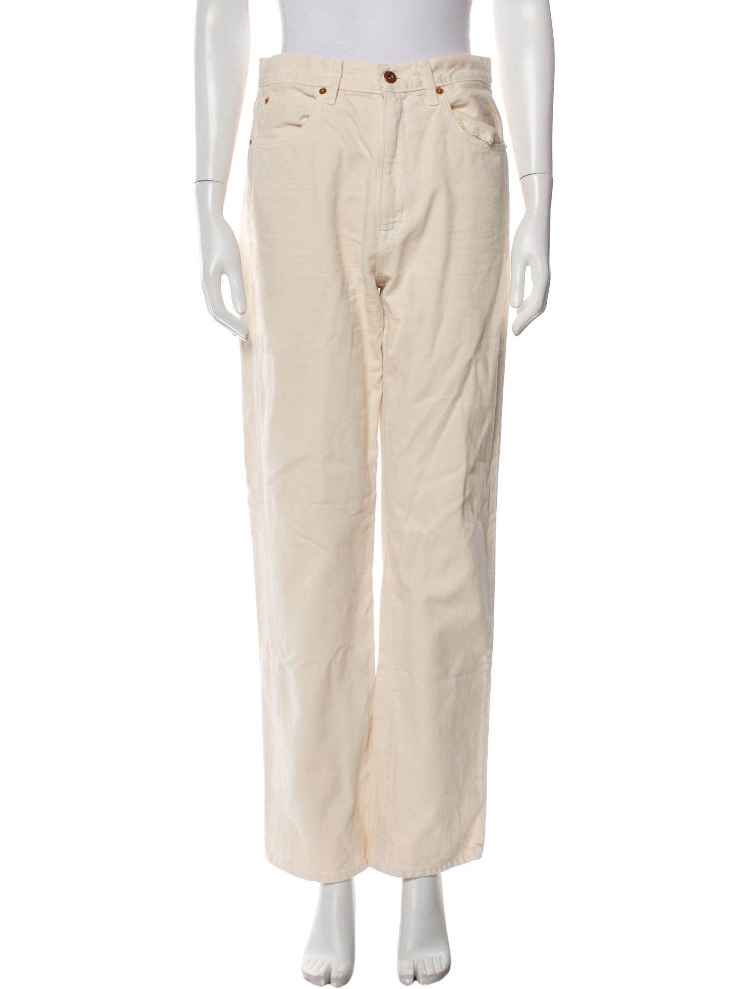 SLVRLAKE High-Rise Straight Leg Jeans