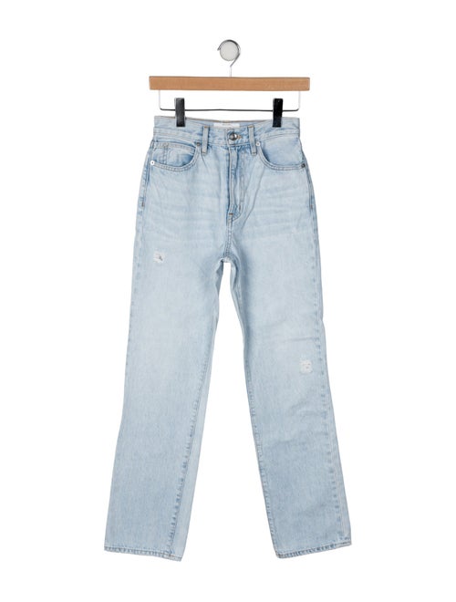 SLVRLAKE High-Rise Straight Leg Jeans